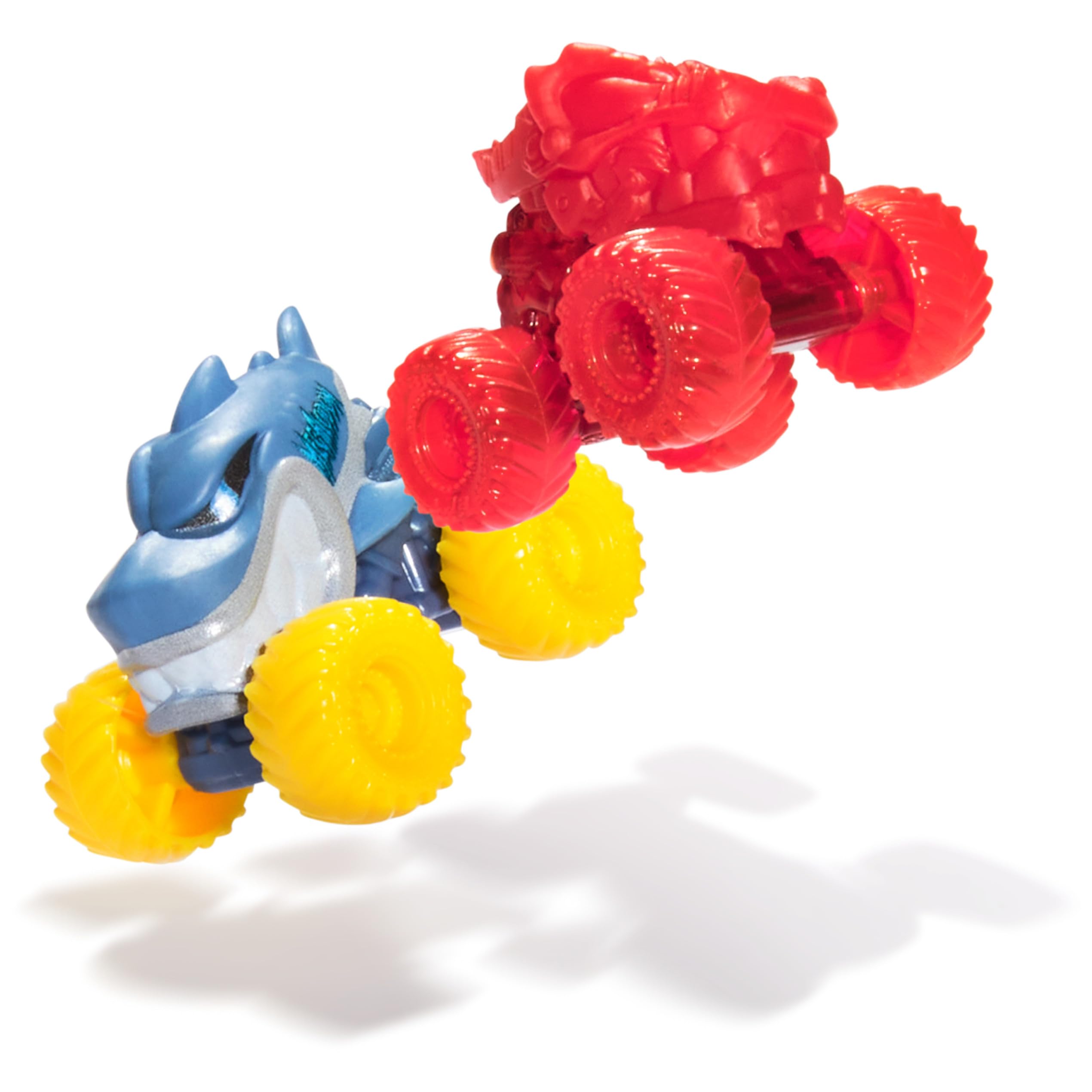 Monster Jam Mini Jams Megalodon Jungle Blaster Launcher Playset - 17.7 cm Rapid Fire Action with 2 Exclusive Trucks 5