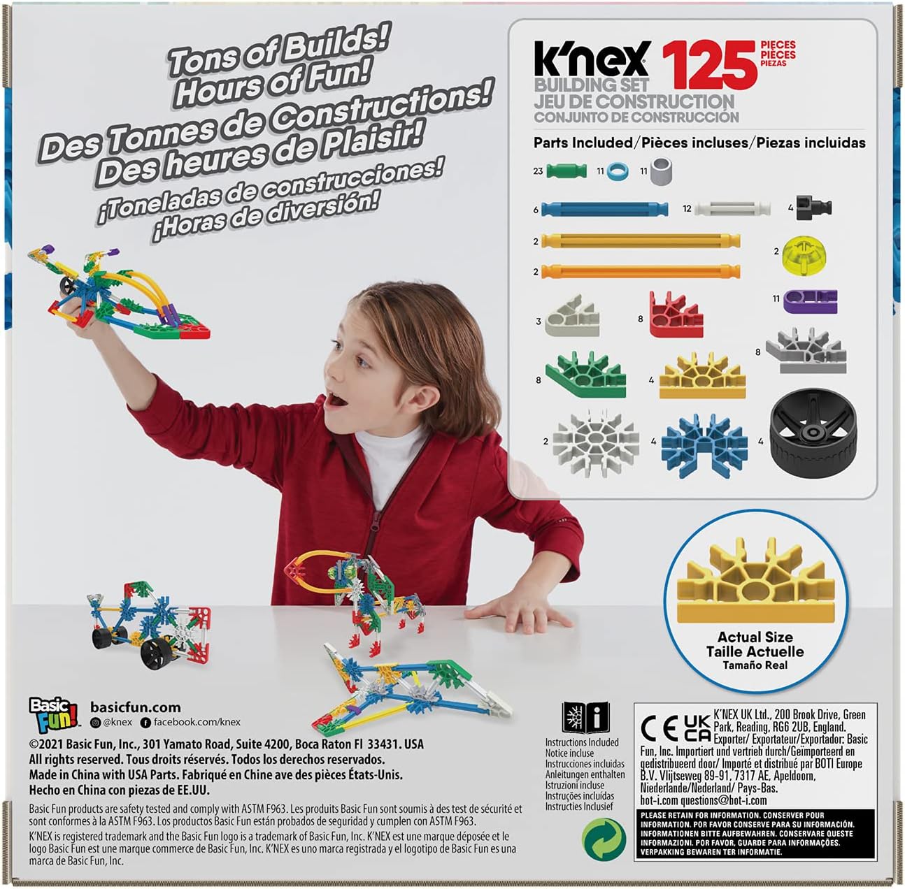 K"NEX Beginner Builds Building Set - 125-Piece Educational Toy for Kids 7+ 4