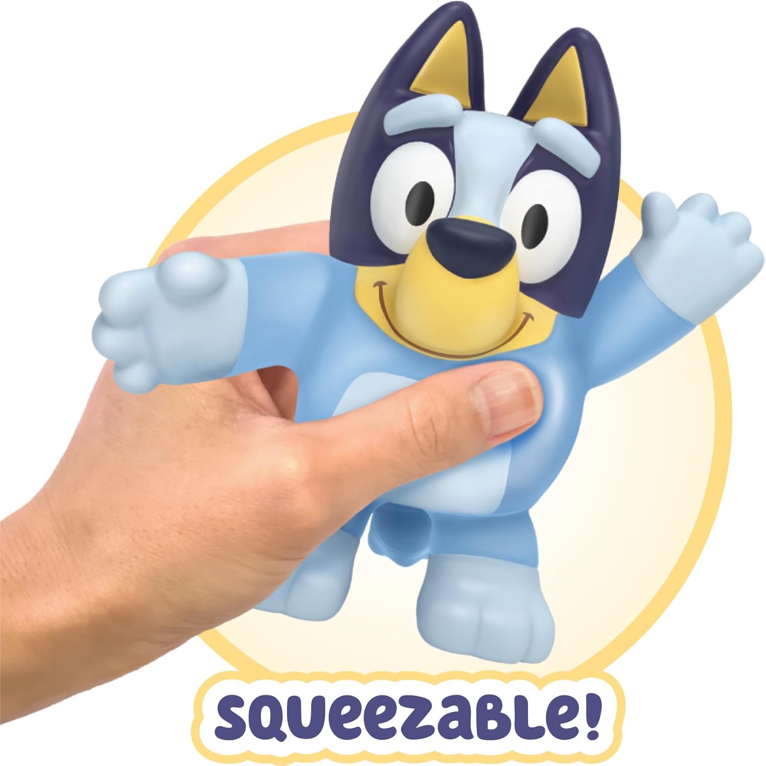 Stretchy Bluey - Super Stretchy Squishy Toy Figure for Toddlers 3+ 5