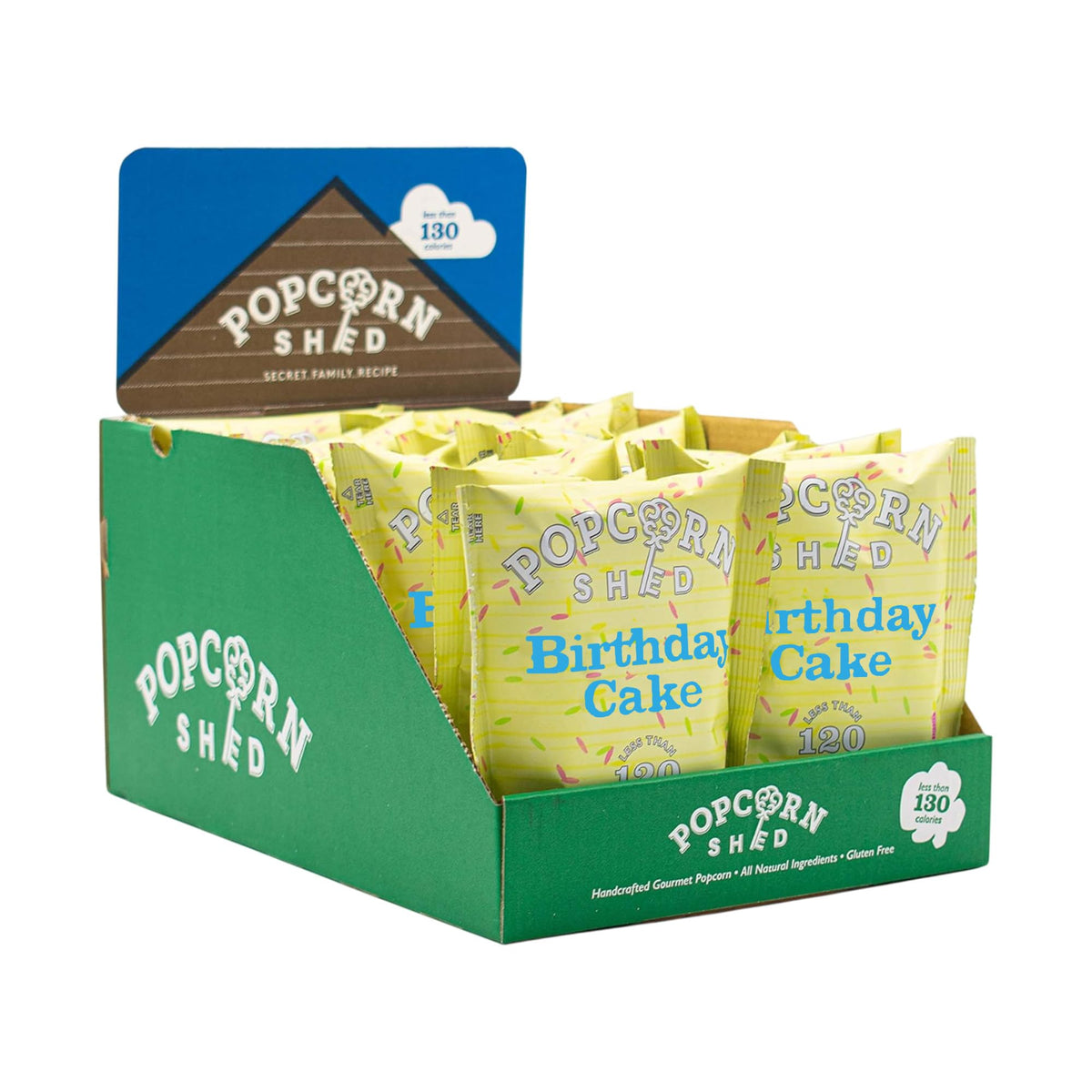 Popcorn Shed Birthday Cake Gourmet Popcorn - 16 x 24g