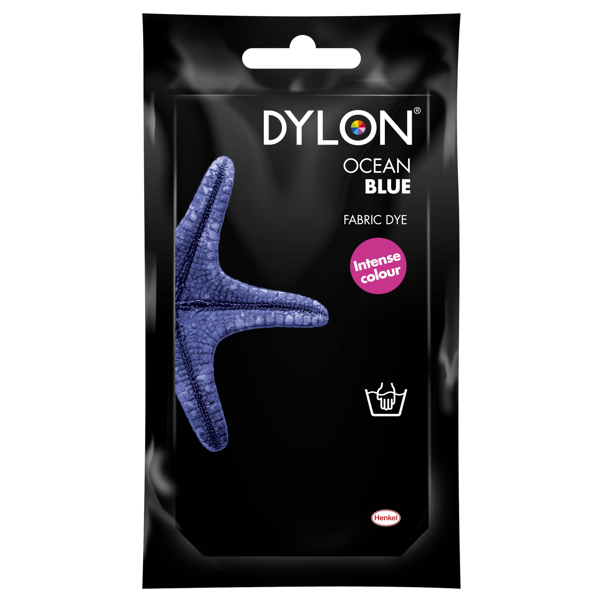 Dylon Hand Dye Sachet - Ocean Blue Fabric Dye for Clothes & Soft Furnishings, 50 g
