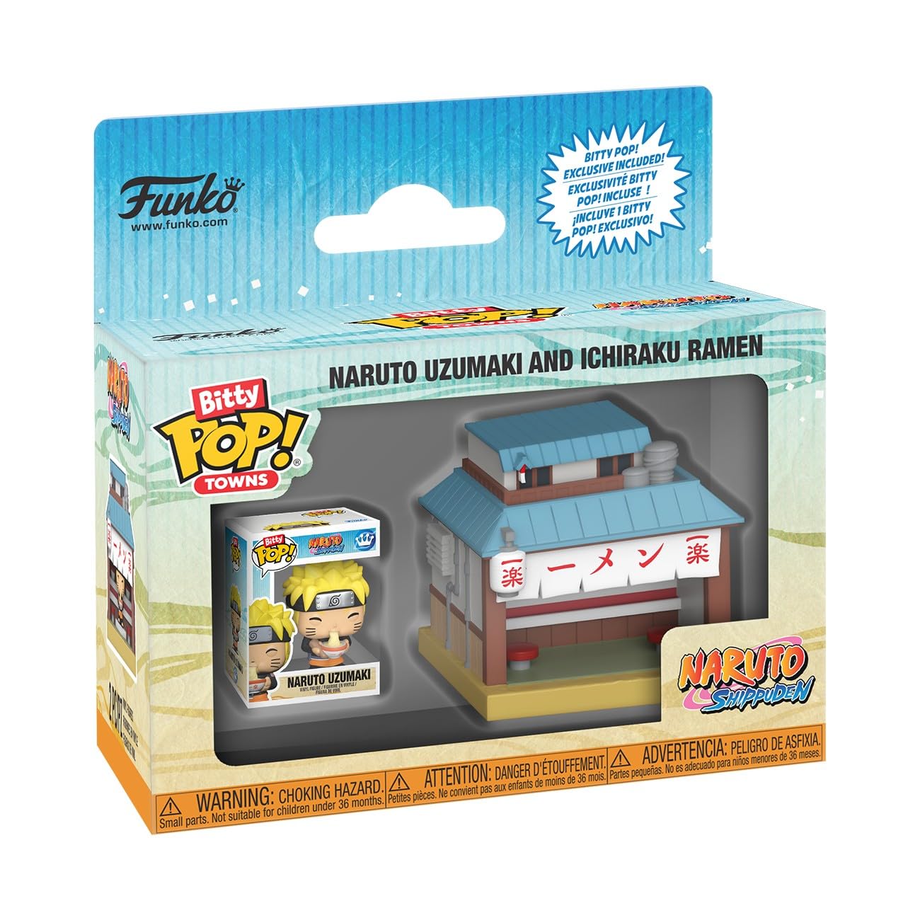 Funko Bitty POP! Naruto Shippuden - Ichiraku Ramen Collectable Vinyl Figure | 3.75 in | Multicolor