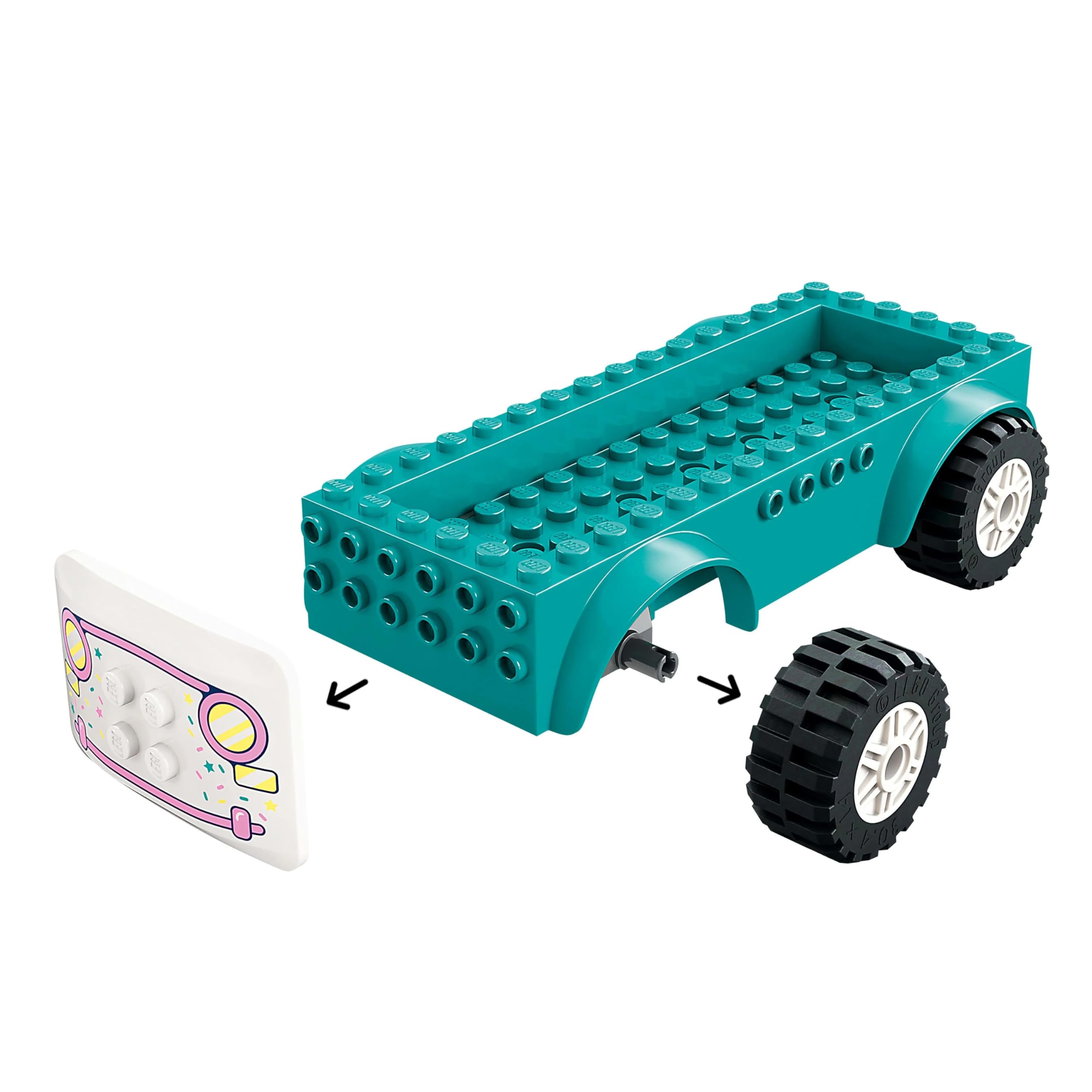 LEGO Friends Heartlake City Ice Cream Van Toy 42644 | Ages 4+ | Includes 2 Minidolls & Bunny 4