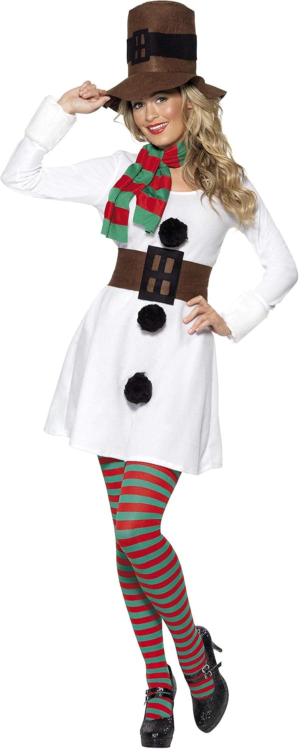 Smiffys Miss Snowman Costume - Size 12-14