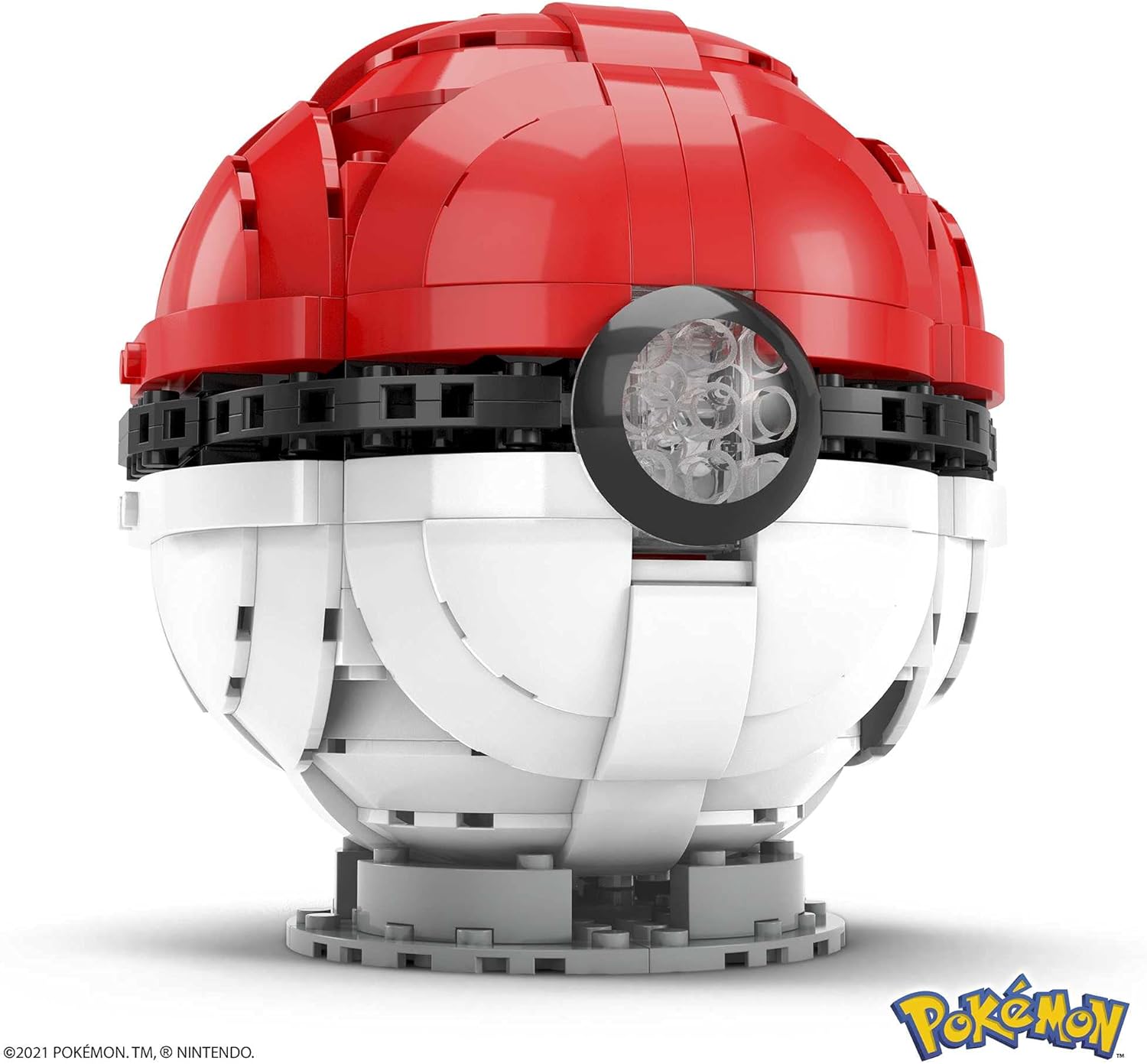 MEGA Pokémon Jumbo Poké Ball Building Set - 5-inch Light-Up Collectible, 303 Pieces 3
