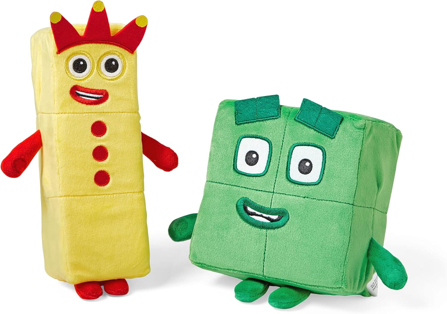 Numberblocks Three and Four Playful Pals - Soft Plush Toys for Toddlers 18M+