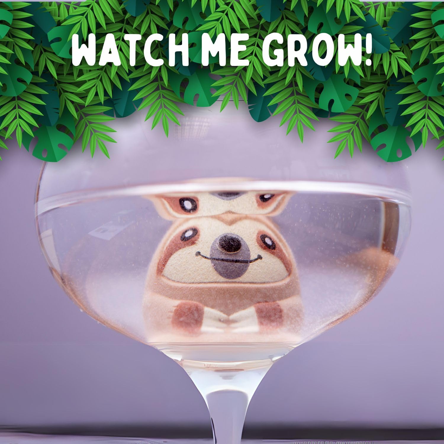 Grow a Sloth Toy - Just Add Water, Expands Up to 6x Size - Fun for Kids Ages 5-8 6