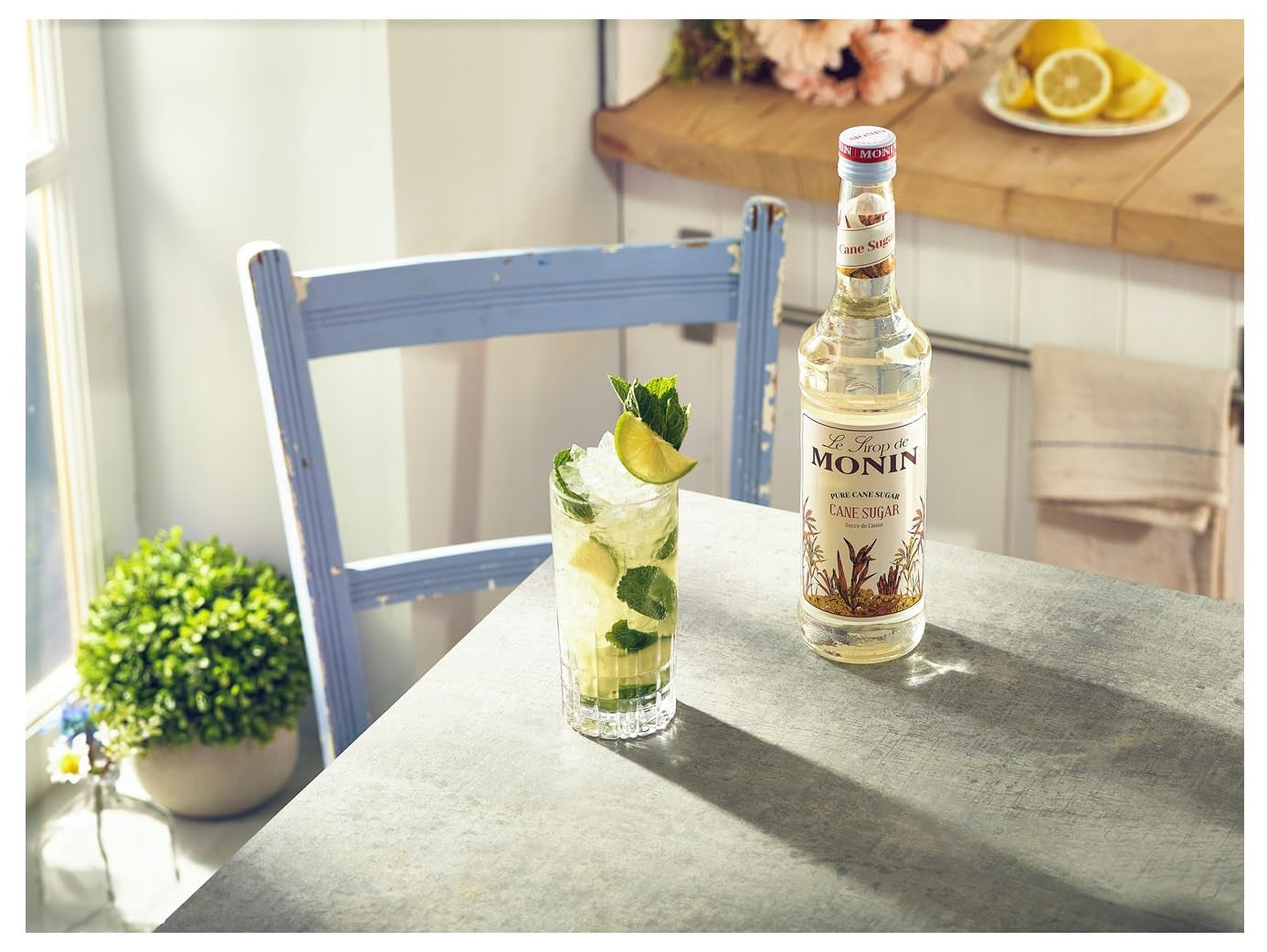 MONIN Pure Cane Sugar Syrup 700ml - Vegan, Allergen-Free Sweetener for Coffee, Cocktails & Beverages 6