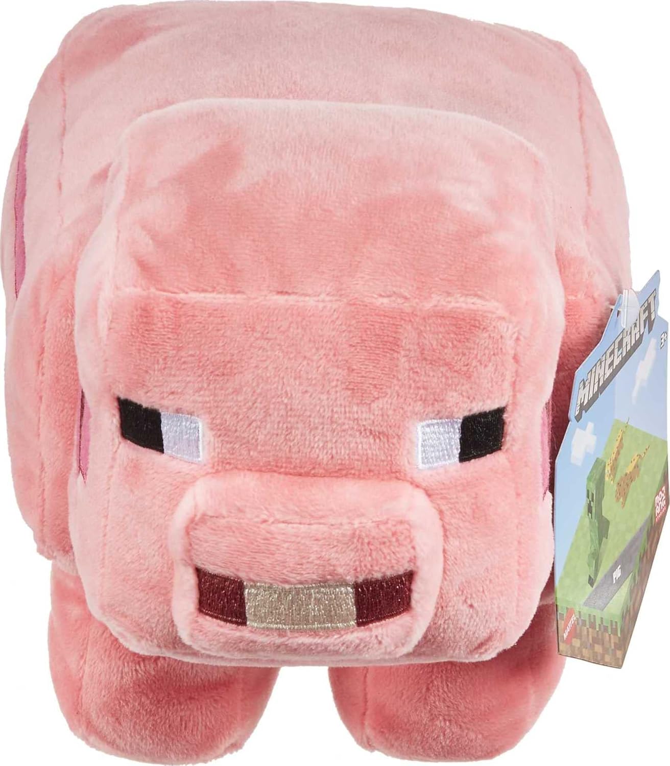 Minecraft Pig Plush 8-Inch Collectible Stuffed Animal for Kids 3+ 3