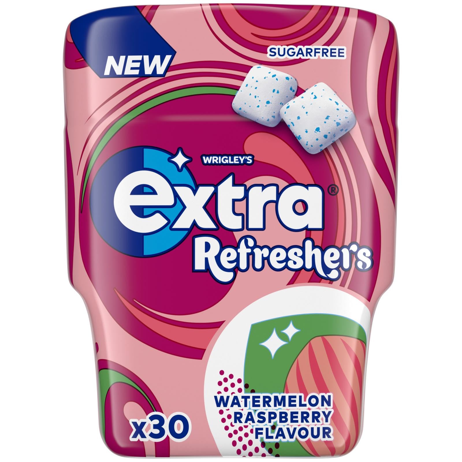 Extra - Watermelon Raspberry Flavour Sugarfree Chewing Gum (30 Pieces) 9
