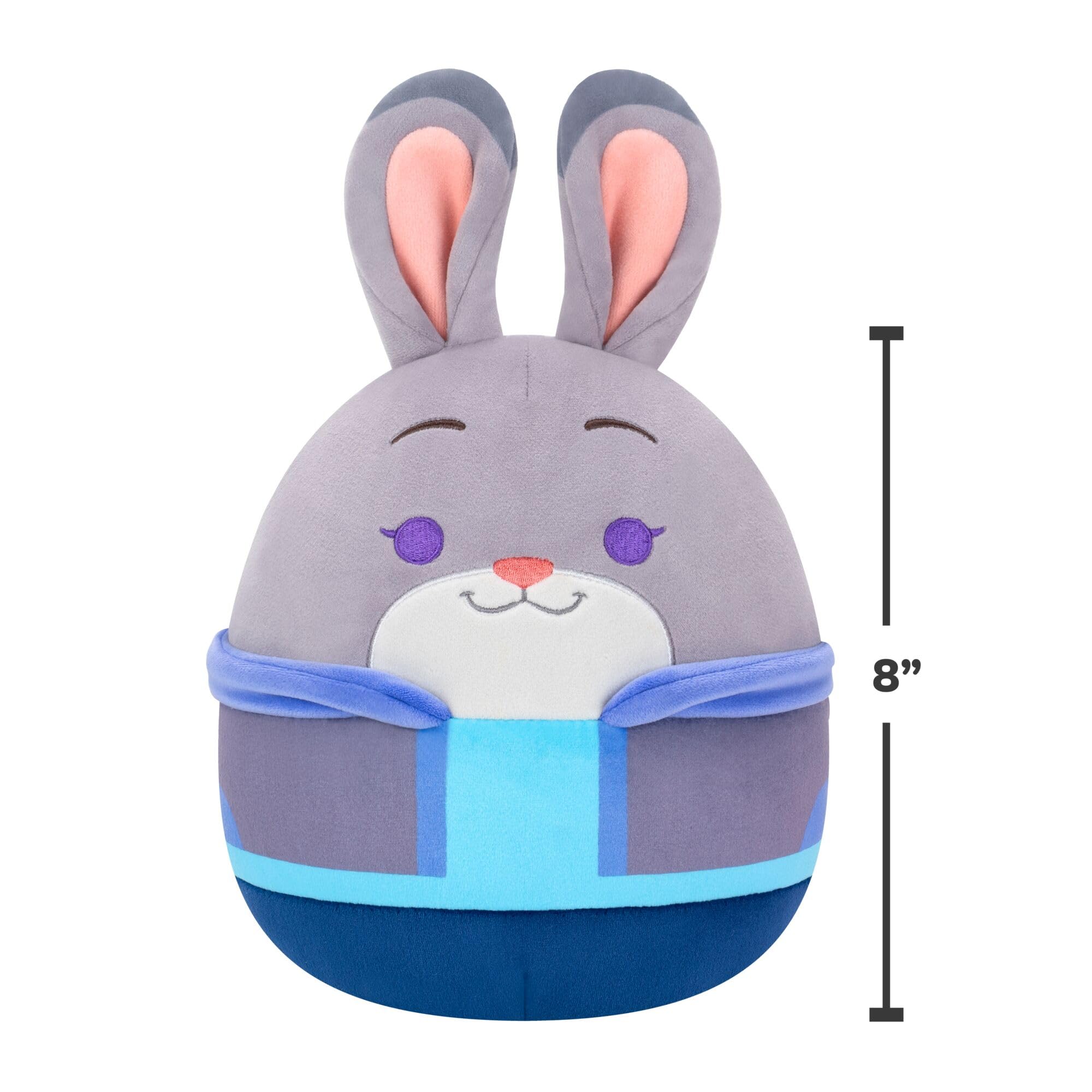 Squishmallows 8-Inch Judy Hopps Plush - Disney Zootropolis 2 Licensed Toy 5