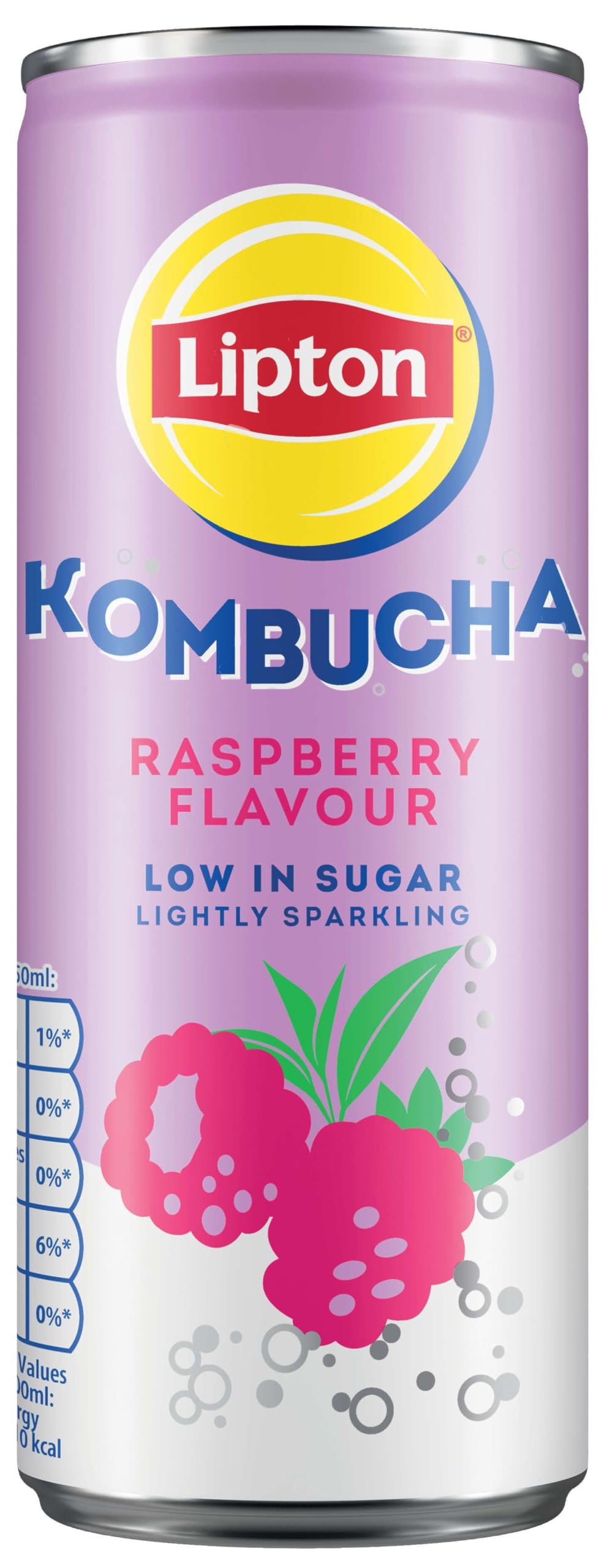 Lipton Kombucha Raspberry Flavour, 250ml (Pack of 4) 3
