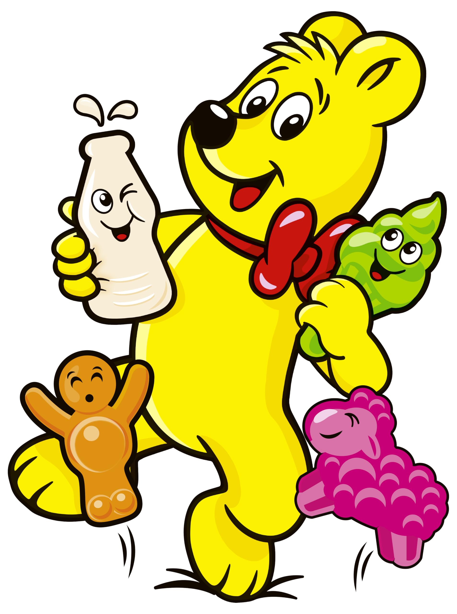 HARIBO Supermix Sweets Mini Bags - 16g x 100 Packs (1.6kg) Fruit & Chewy Mix 5