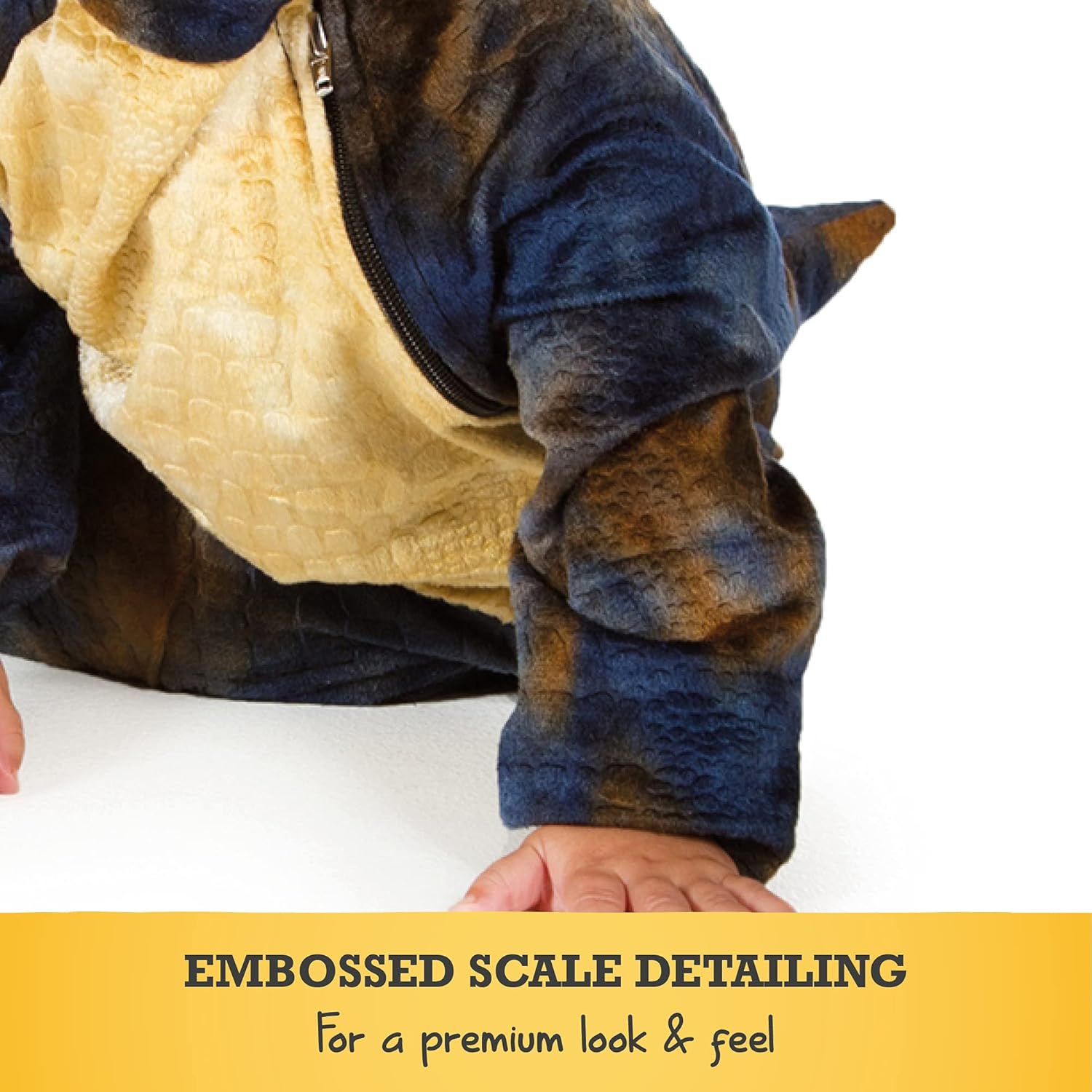 Baby Triceratops Onesie - Dinosaur Costume for Kids 2-3 Years 6