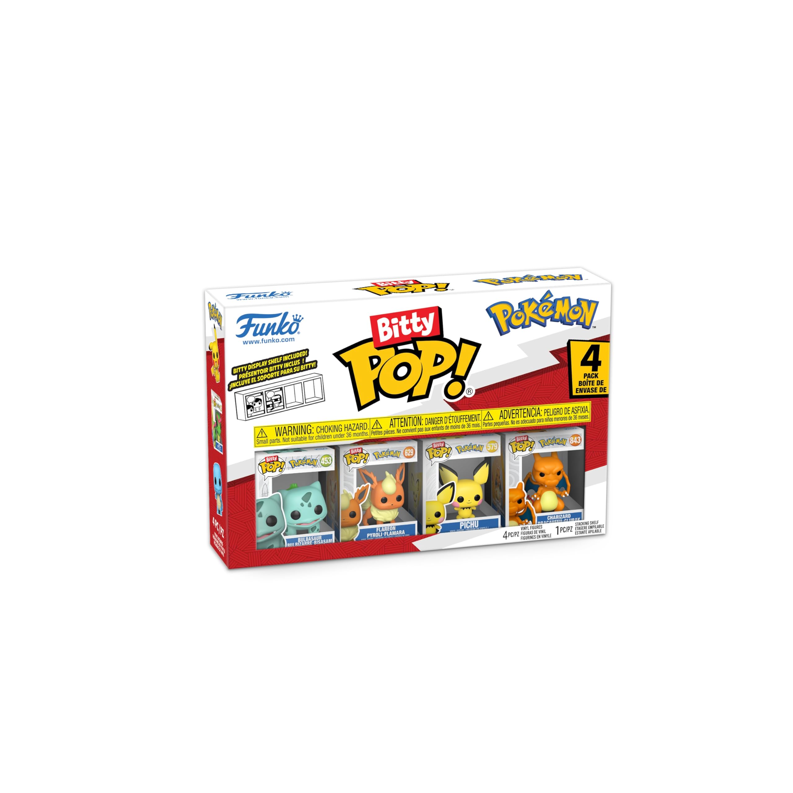 Funko Bitty Pop! Pokemon - Bulbasaur 4PK and Surprise Mystery Mini Figure | Vinyl | 0.9-inch 1