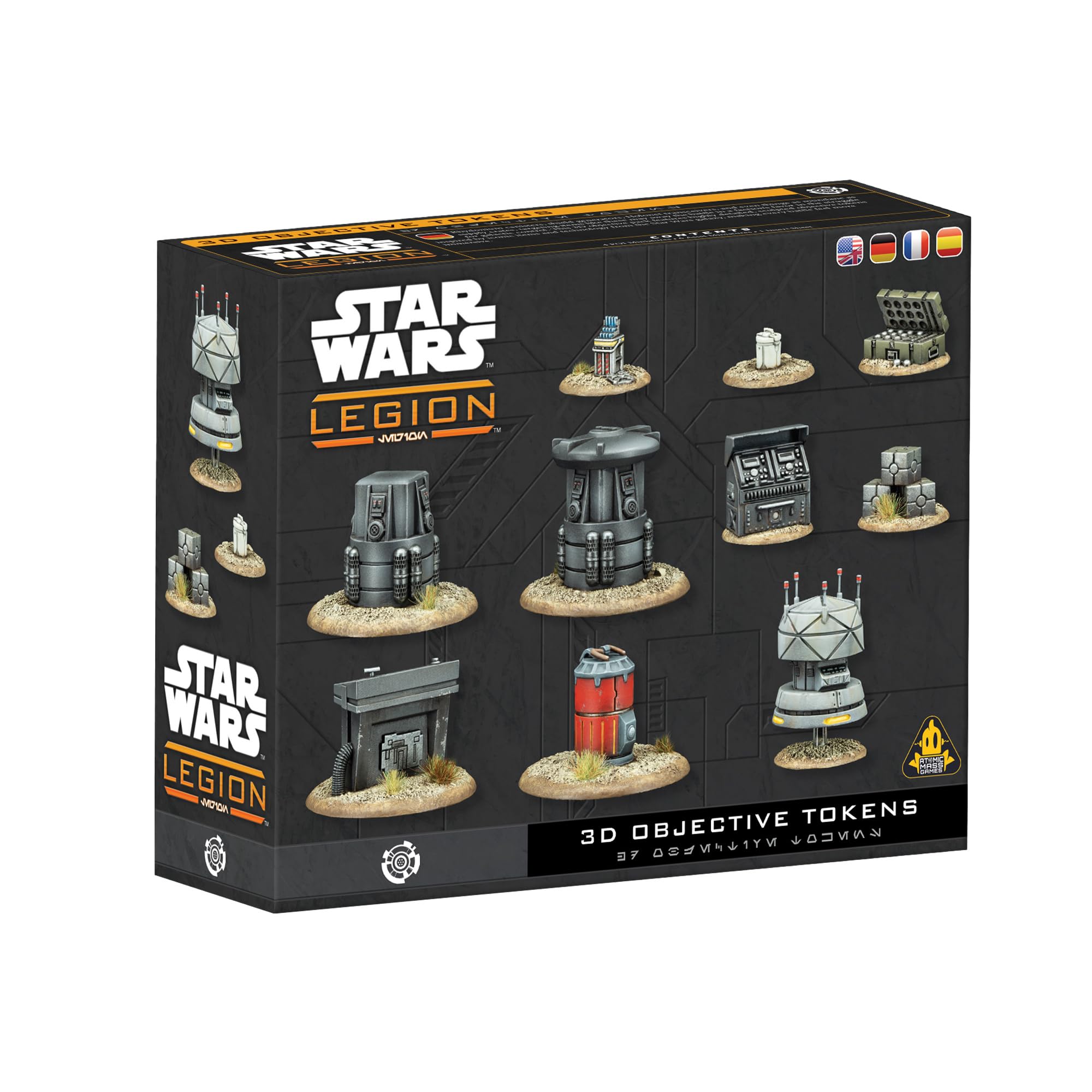 Asmodee Star Wars: Legion 3D Objective Tokens | 10 Markers | Miniature Board Game Accessory
