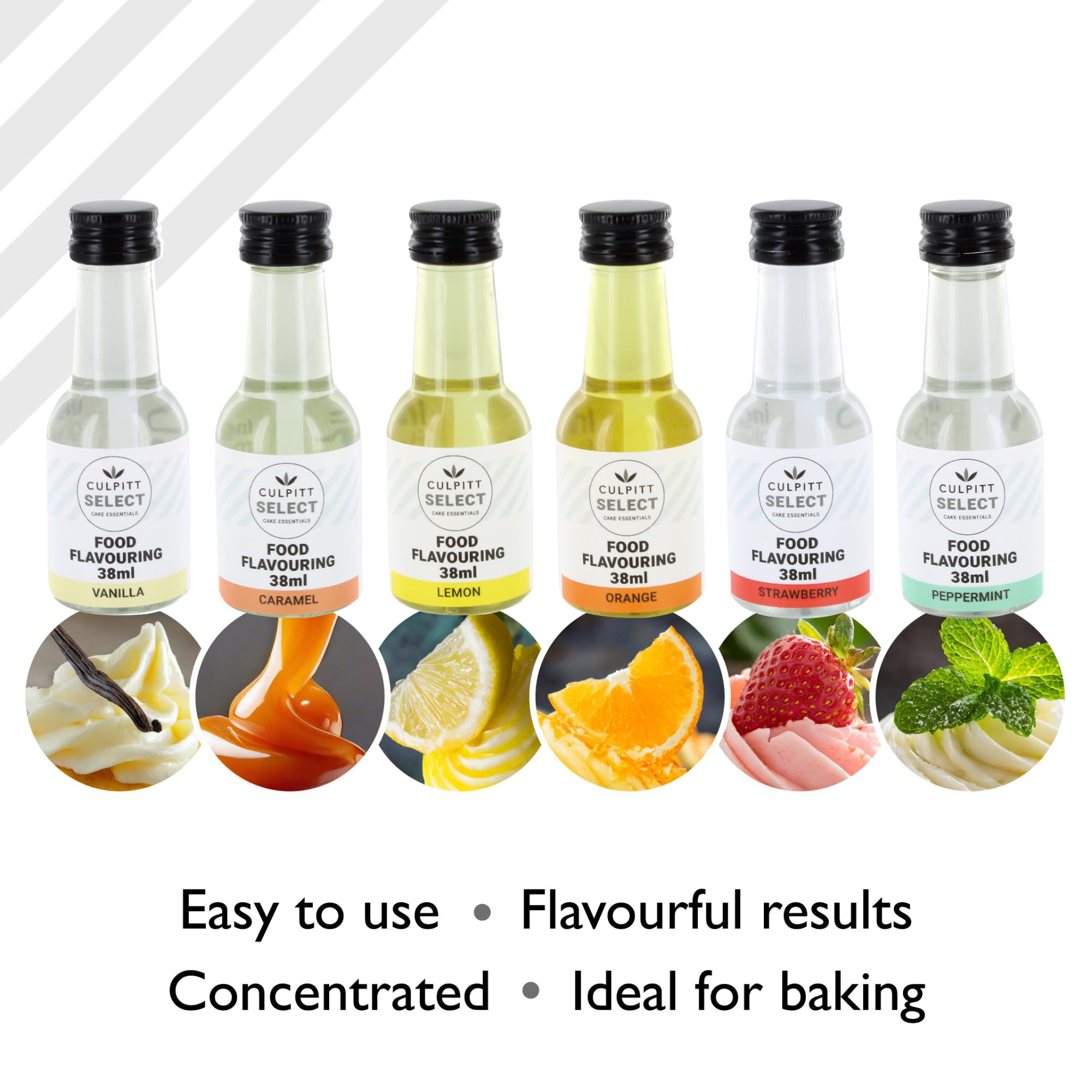 Culpitt Select - Food Flavouring 6 Pack Liquid Concentrates 8