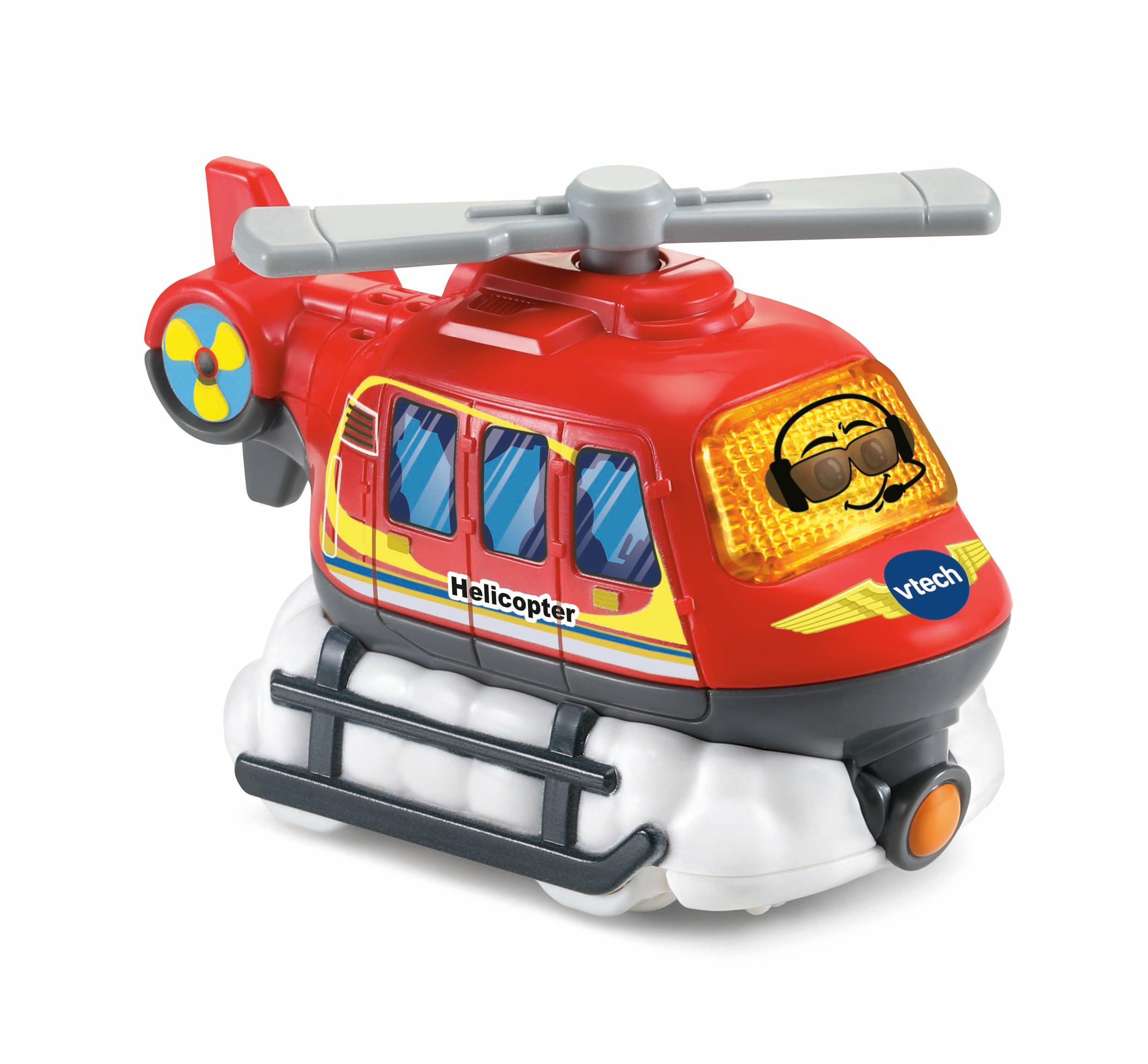 VTech Toot-Toot Drivers Helicopter - Interactive Musical Vehicle with Lights & Sounds for Toddlers