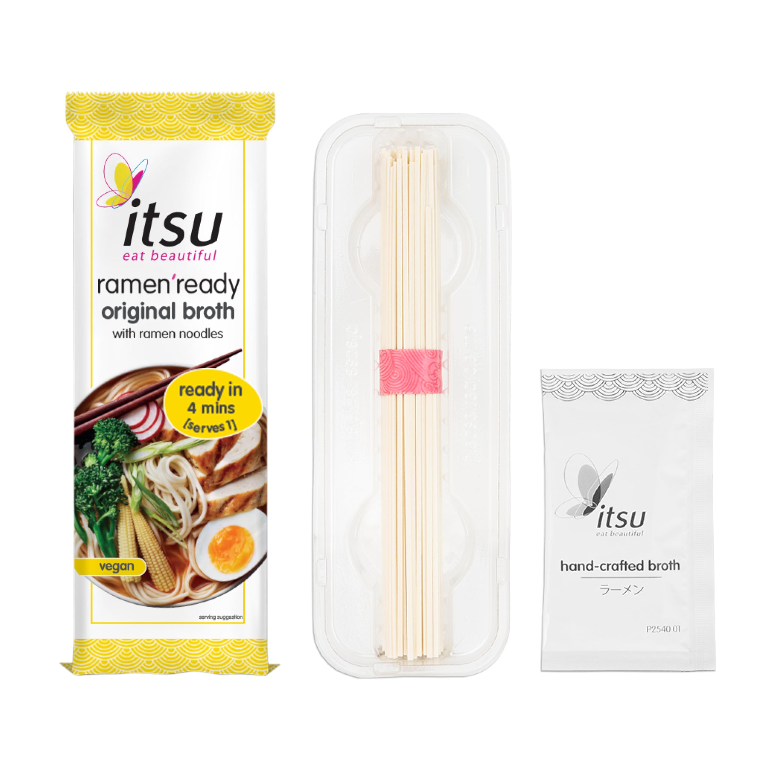 Itsu - Ramen Ready Noodles 86g | Spicy Broth | Authentic Japanese Flavour | Pack of 6 3