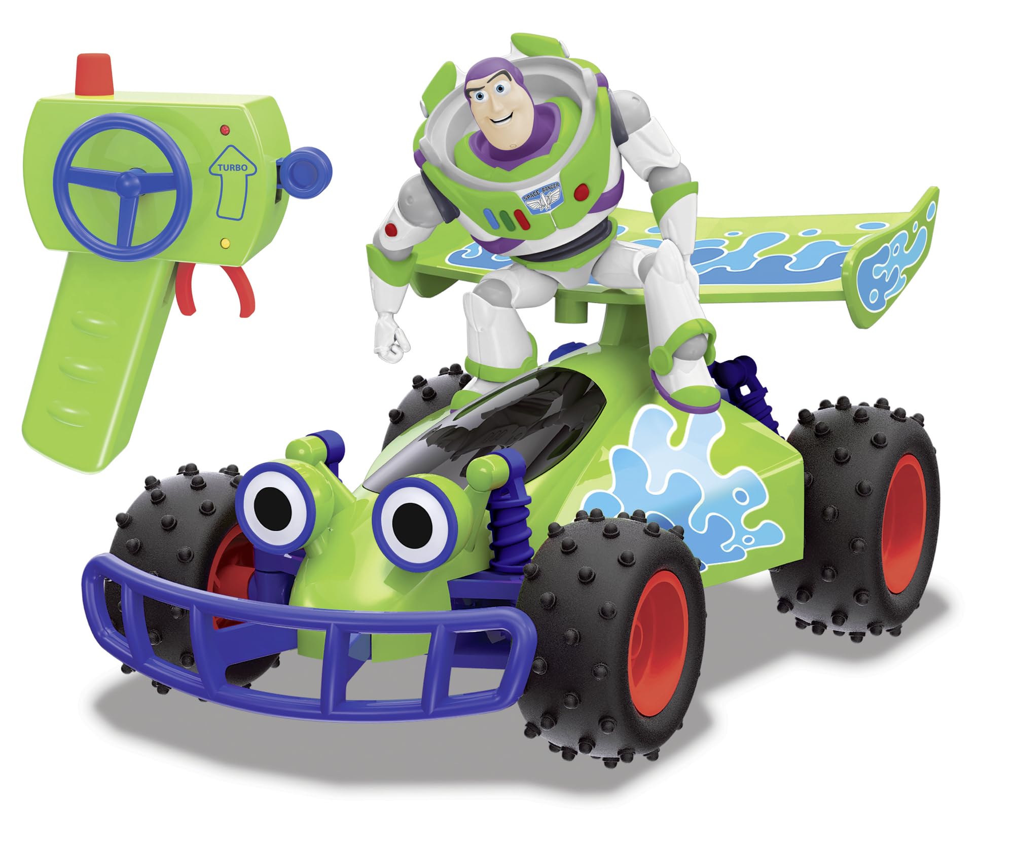 Jada Toys Disney Pixar Toy Story 4 Turbo Buggy with Buzz Lightyear - 1:24 Scale Remote Control Vehicle