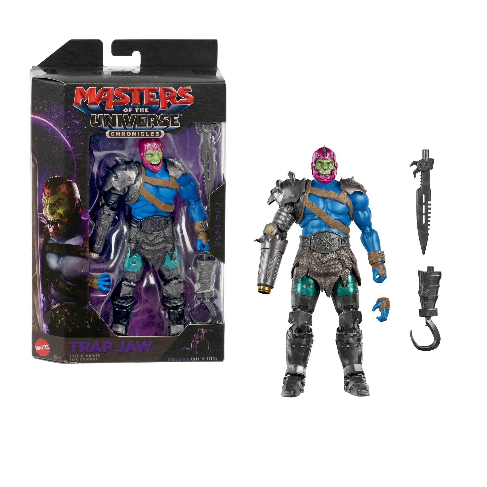 Masters of the Universe Chronicles Trap Jaw Action Figure - 6.5 Inch Scale | 30 Points of Articulation