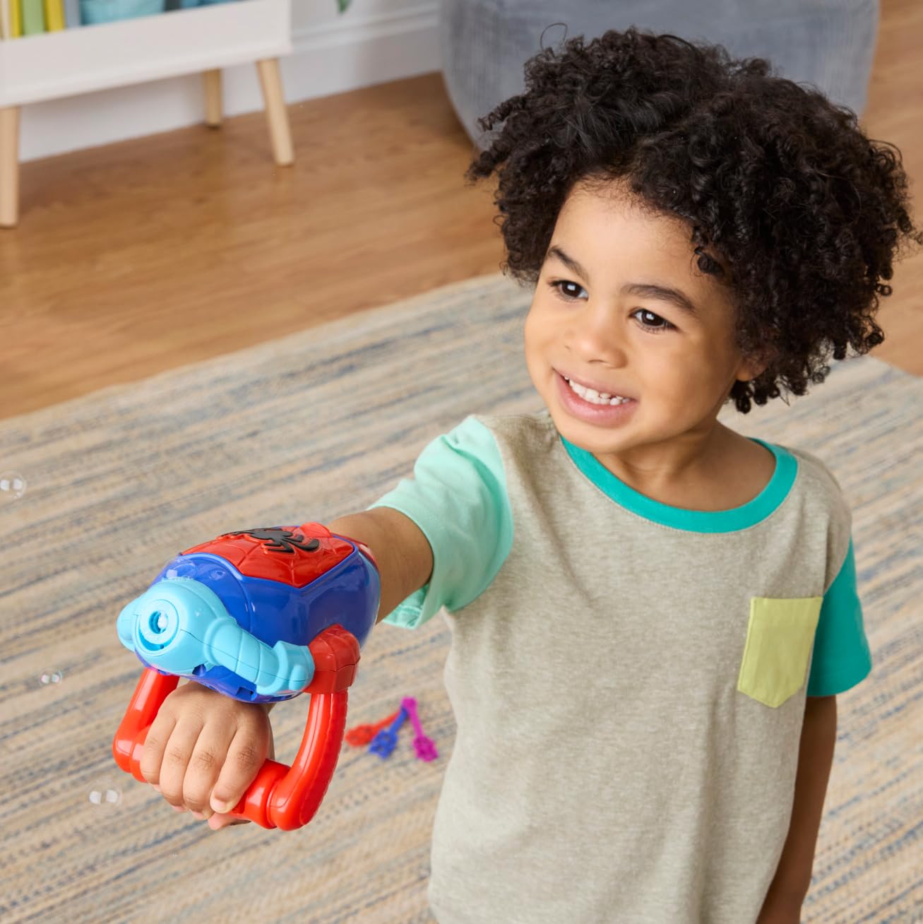 Spidey and His Amazing Friends Water-Webs Bubble Slinger Electronic Toy - Ages 3+ 17