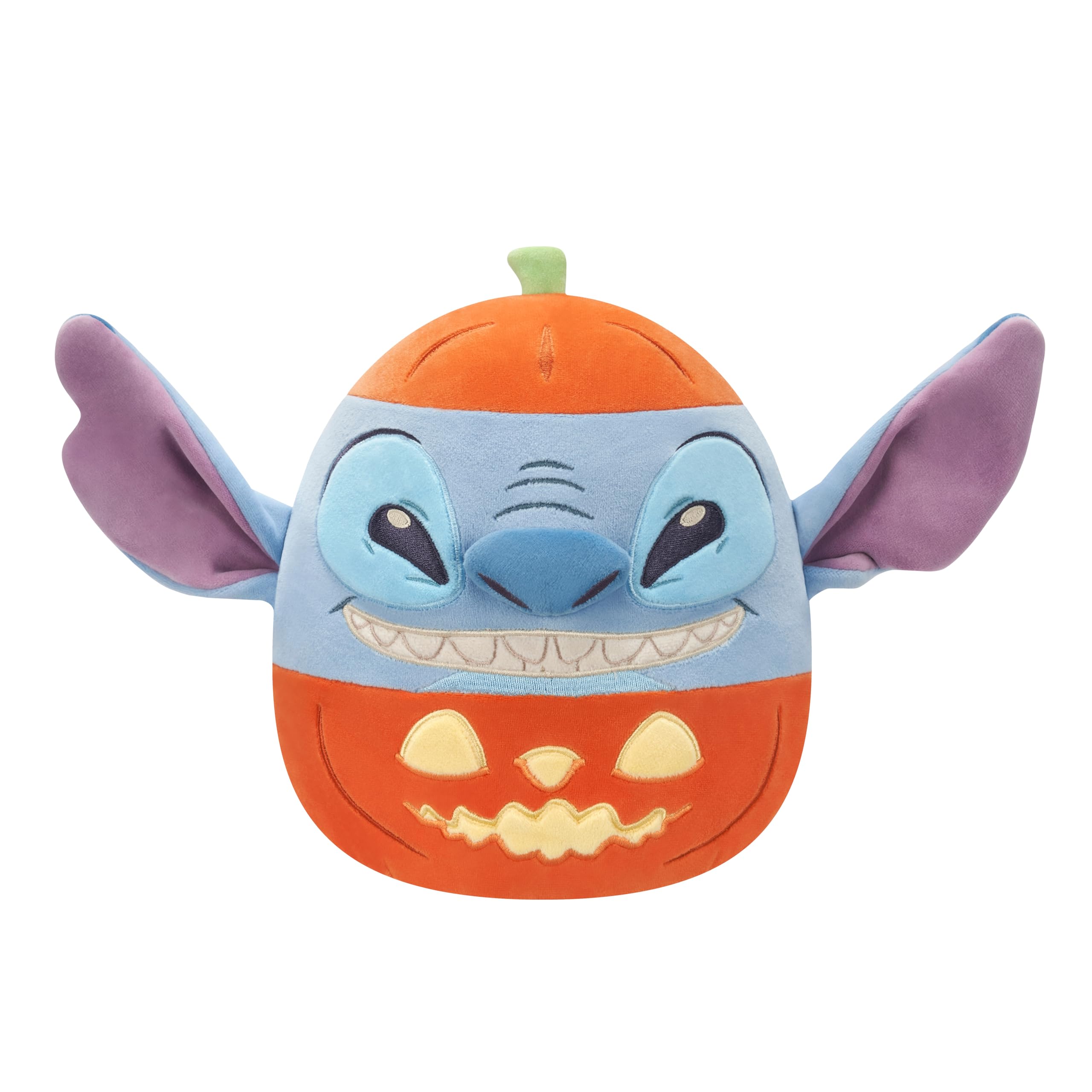 Squishmallows Original 8-Inch Disney Stitch in Pumpkin – Official Jazwares Plush