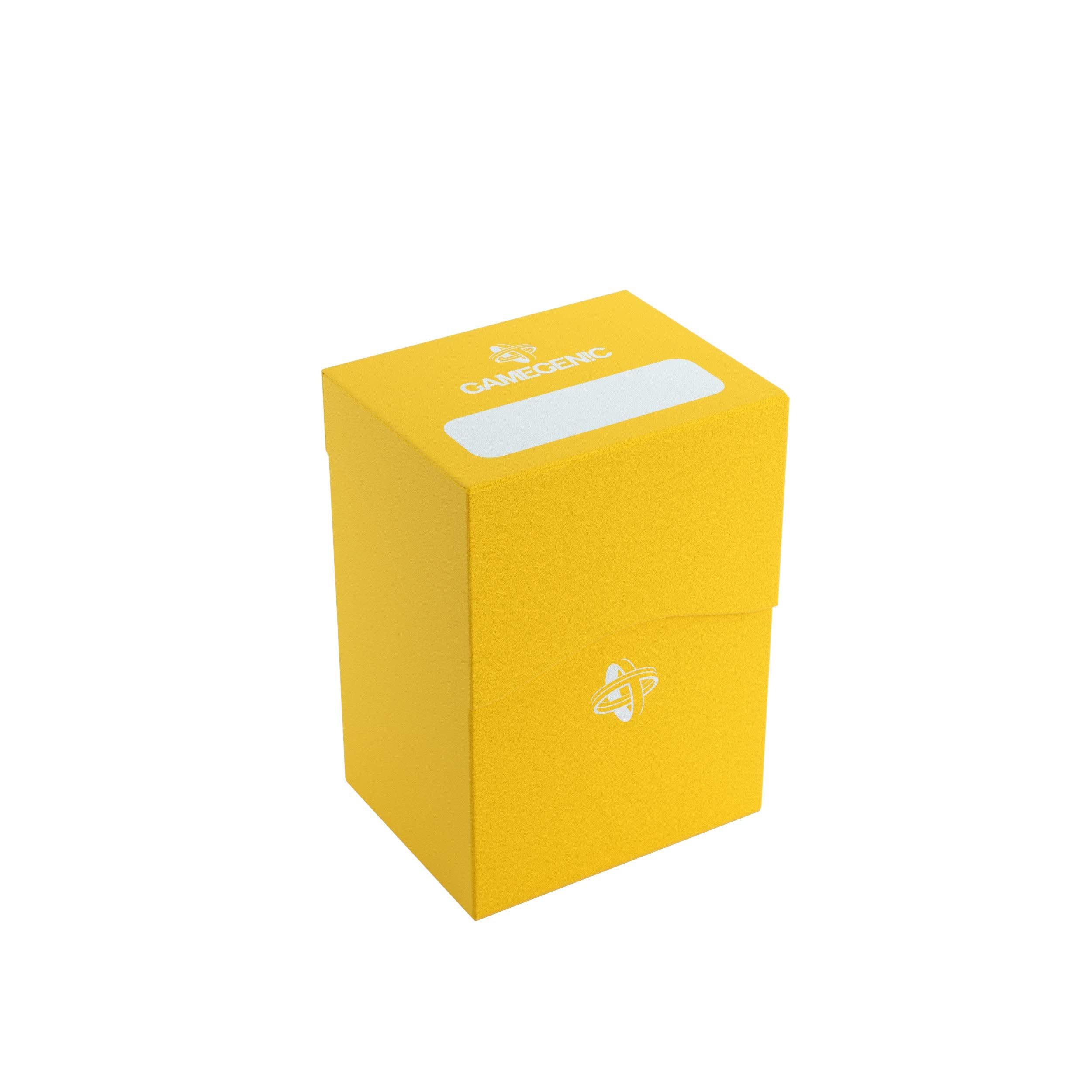 Gamegenic Yellow 80-Card Deck Box for Magic Pokémon Yu-Gi-Oh! TCG | Durable Plastic Storage