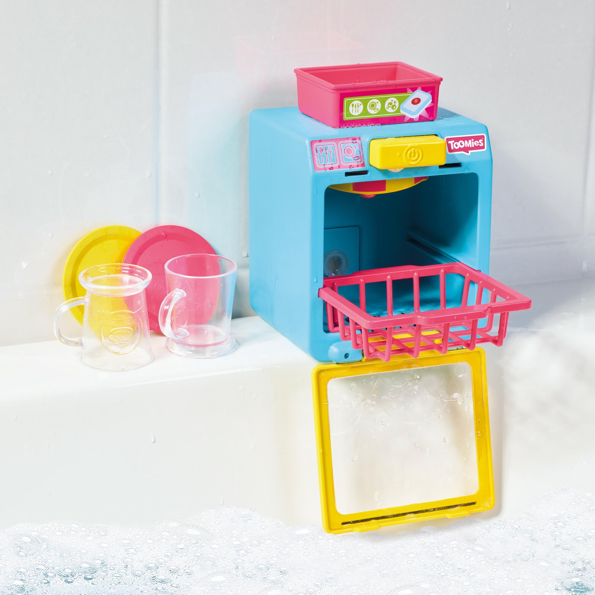 TOMY Toomies Spin & Splash Dishwasher – Interactive Bath Toy for Toddlers 18M+ 3