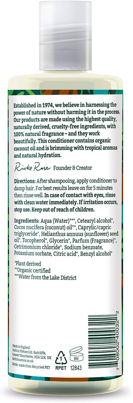 Faith In Nature - Coconut Conditioner (400 ml) 5