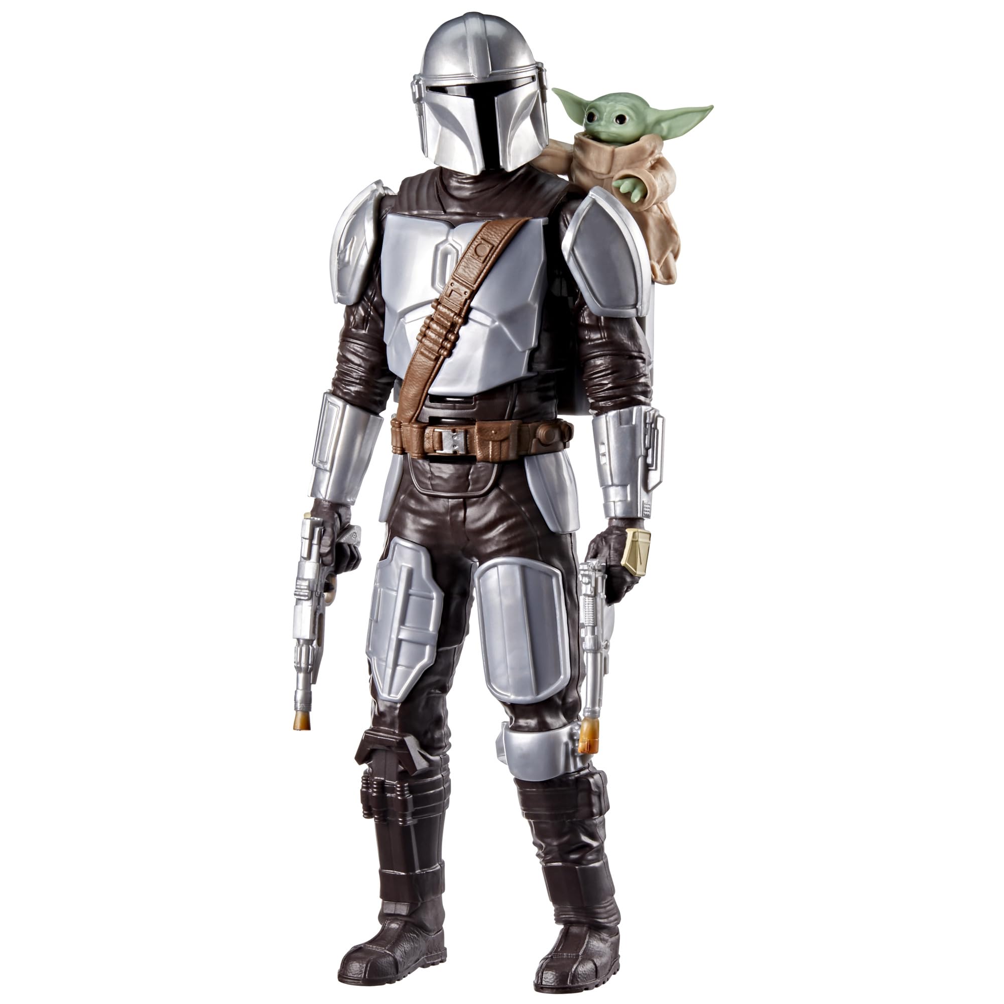 Star Wars The Mandalorian & Grogu Bounty Blaster Action Figure - 28 cm | Interactive Sound & Movement