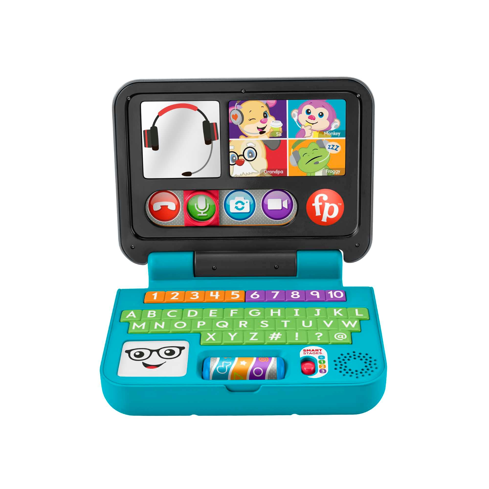 Fisher-Price Laugh & Learn Let's Connect Laptop - UK English Edition | Ages 6-36 Months | 55+ Songs & Phrases 8