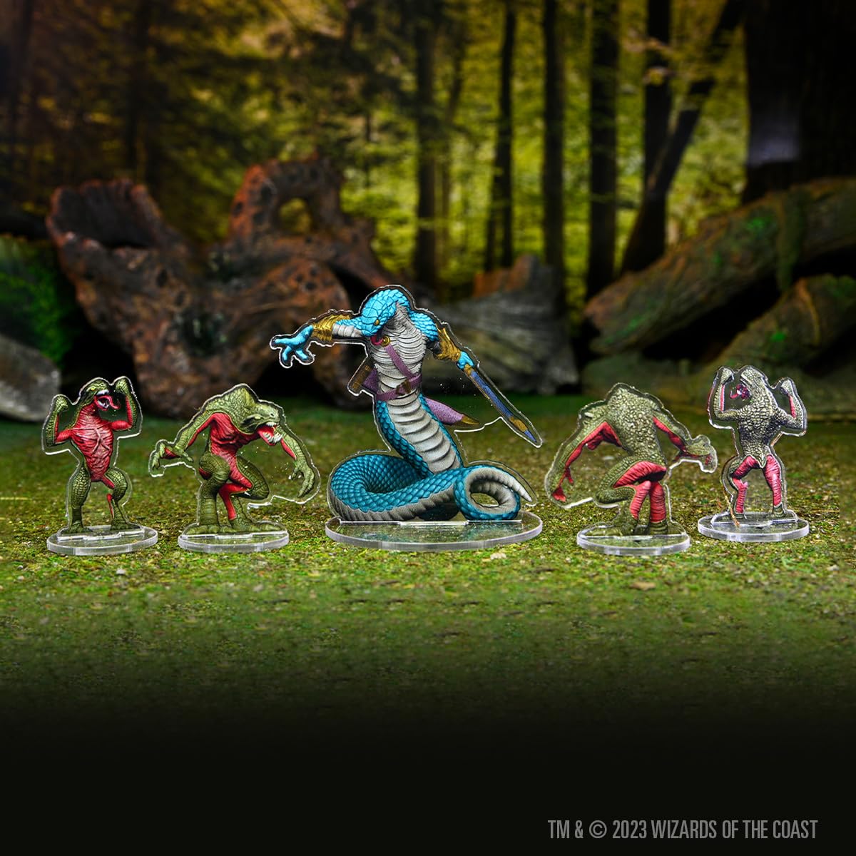 WizKids D&D Idols of the Realms: Snake Den - Scales & Tails 2D Miniatures 4