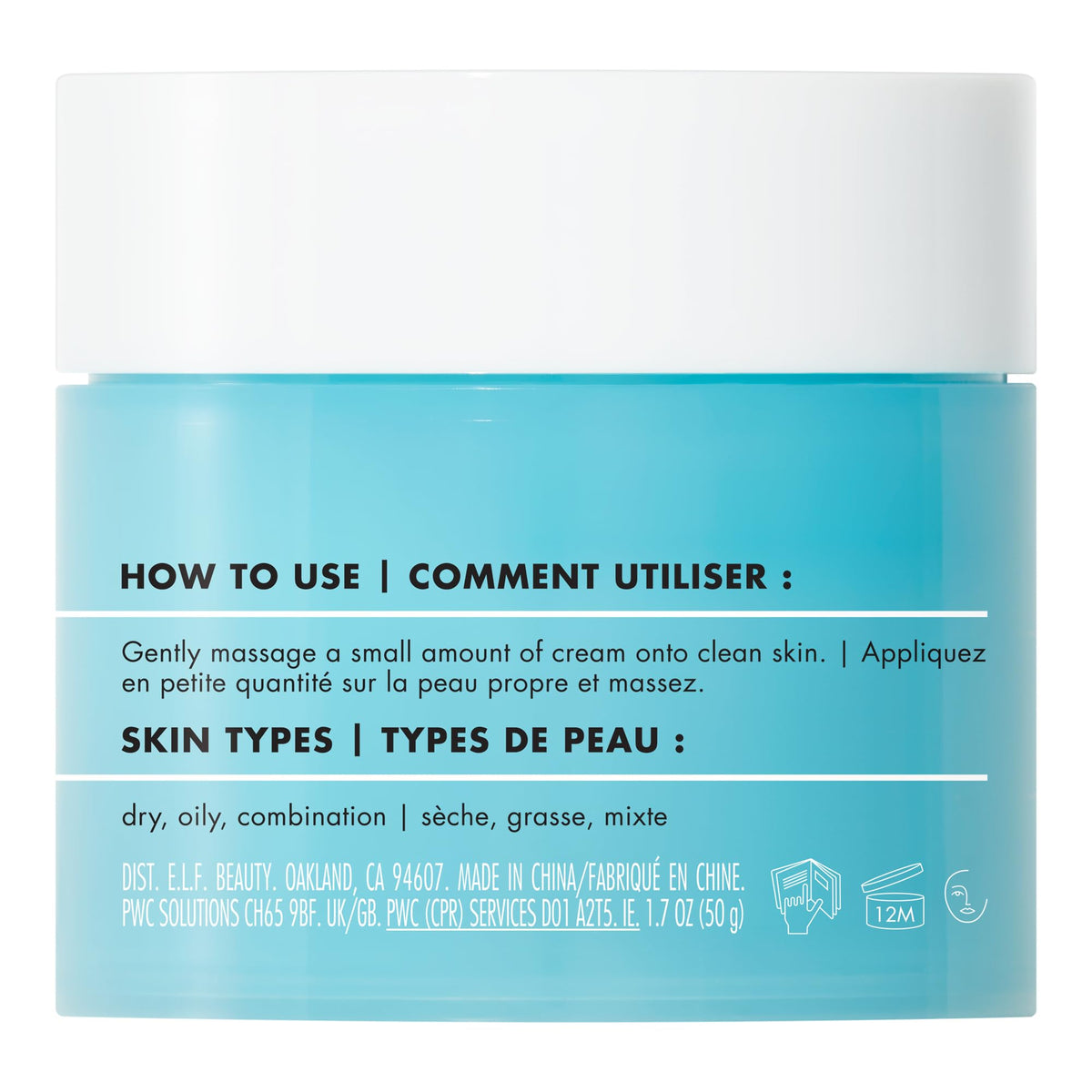 e.l.f. SKIN Holy Hydration! Face Cream - SPF 30 | Hydrating | All Skin Types