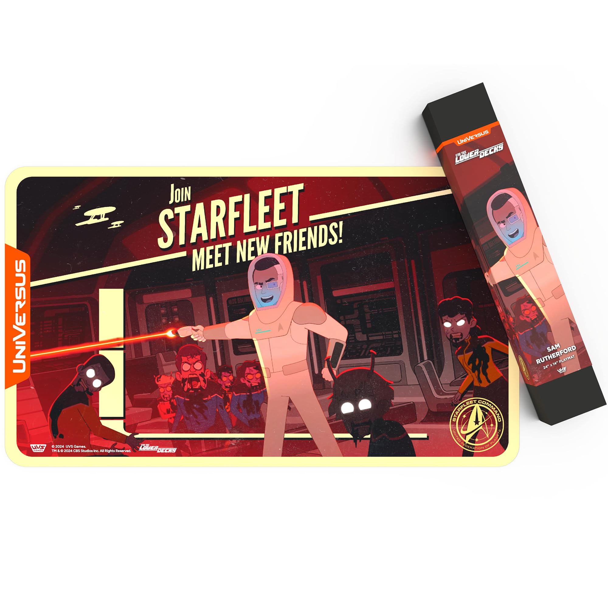 UniVersus Star Trek: Lower Decks Sam Rutherford Playmat - 24 x 14 Inches 3