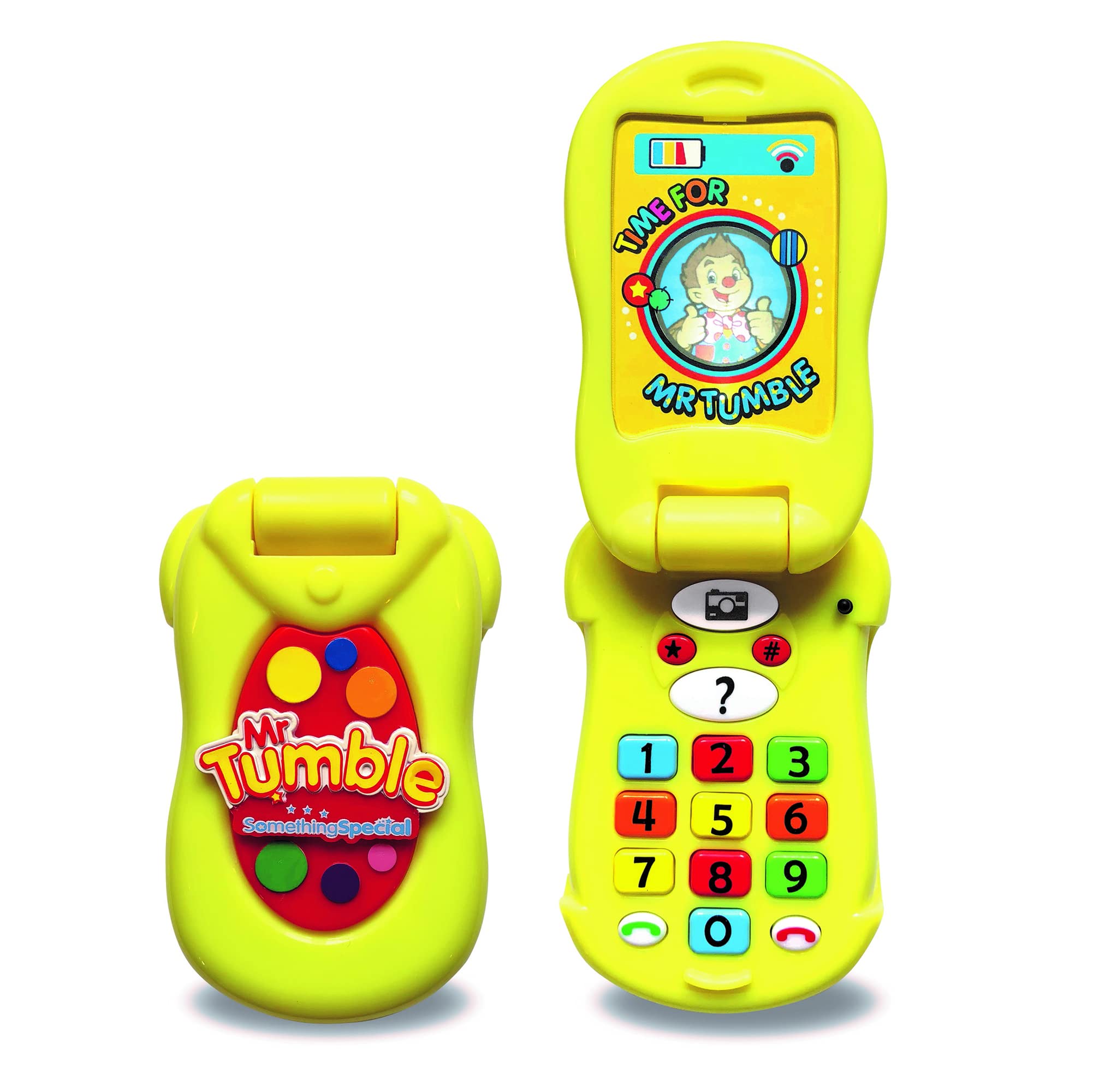 Mr Tumble Something Special Flip & Learn Toy Phone - Teaches Colors, Numbers, Letters | Ages 18 Months+