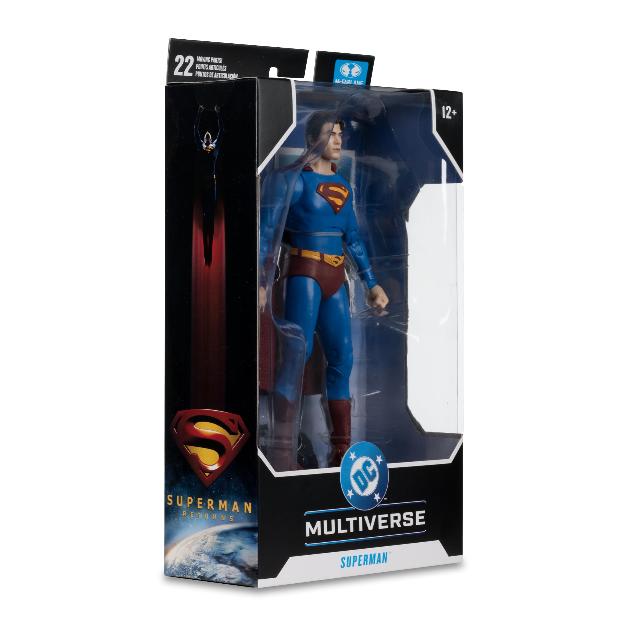 McFarlane DC Multiverse Superman (Superman Returns) 7in Action Figure | Ultra Articulation 5