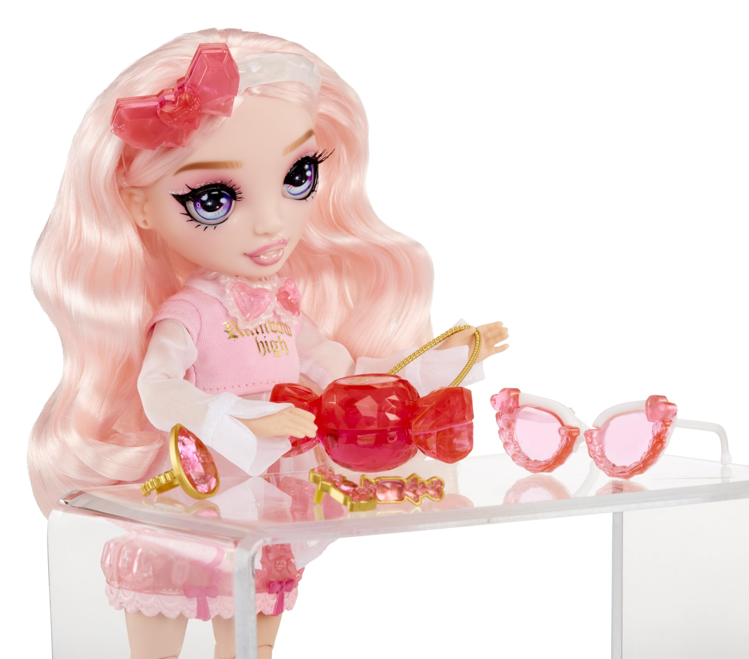 Rainbow High Creative Crystals Bella - Pink 28 cm Fashion Doll with Crystal 3
