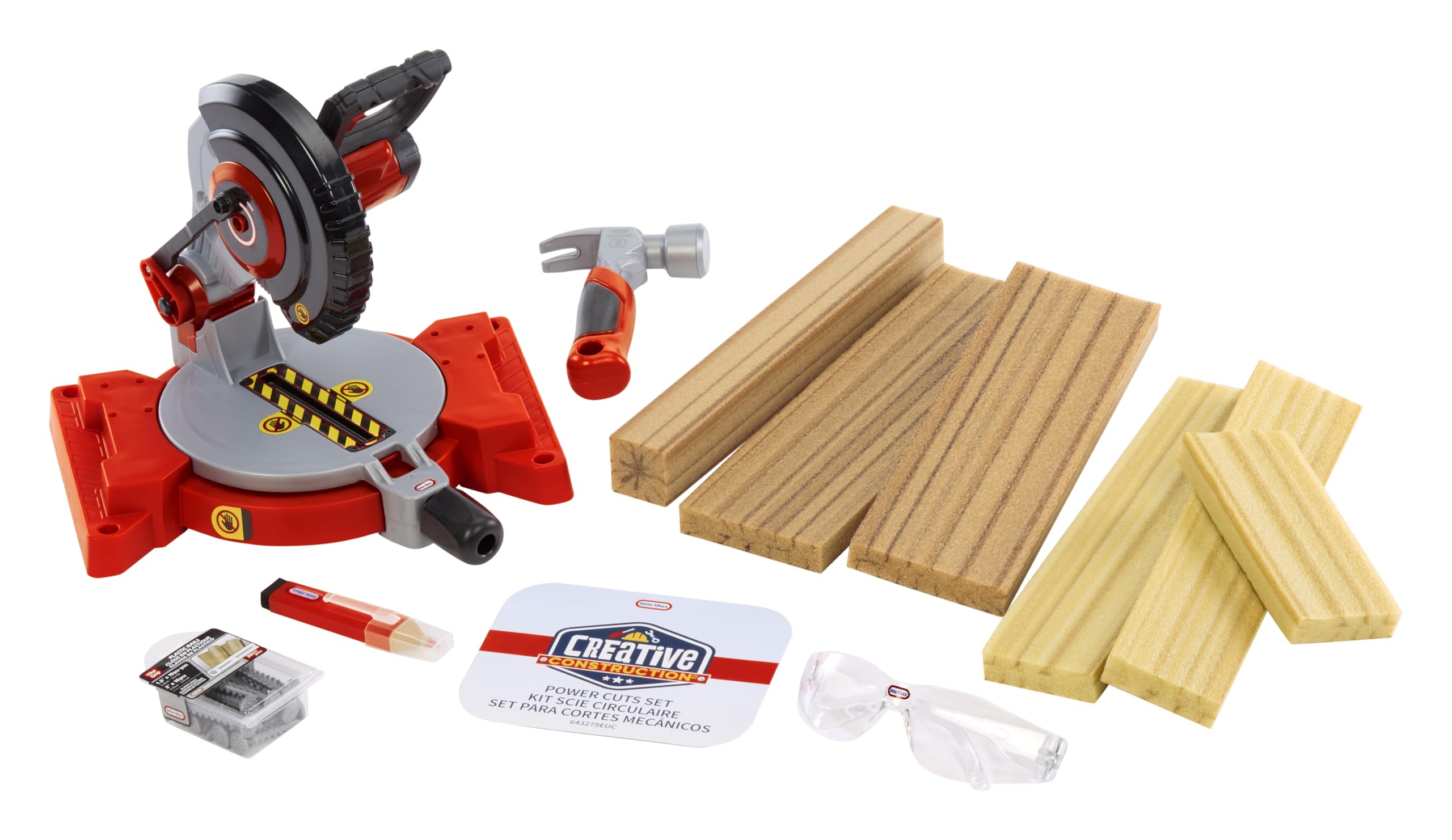 Little Tikes Creative Construction Power Cuts Set - 120-Piece Building Playset for Kids 3+ 8