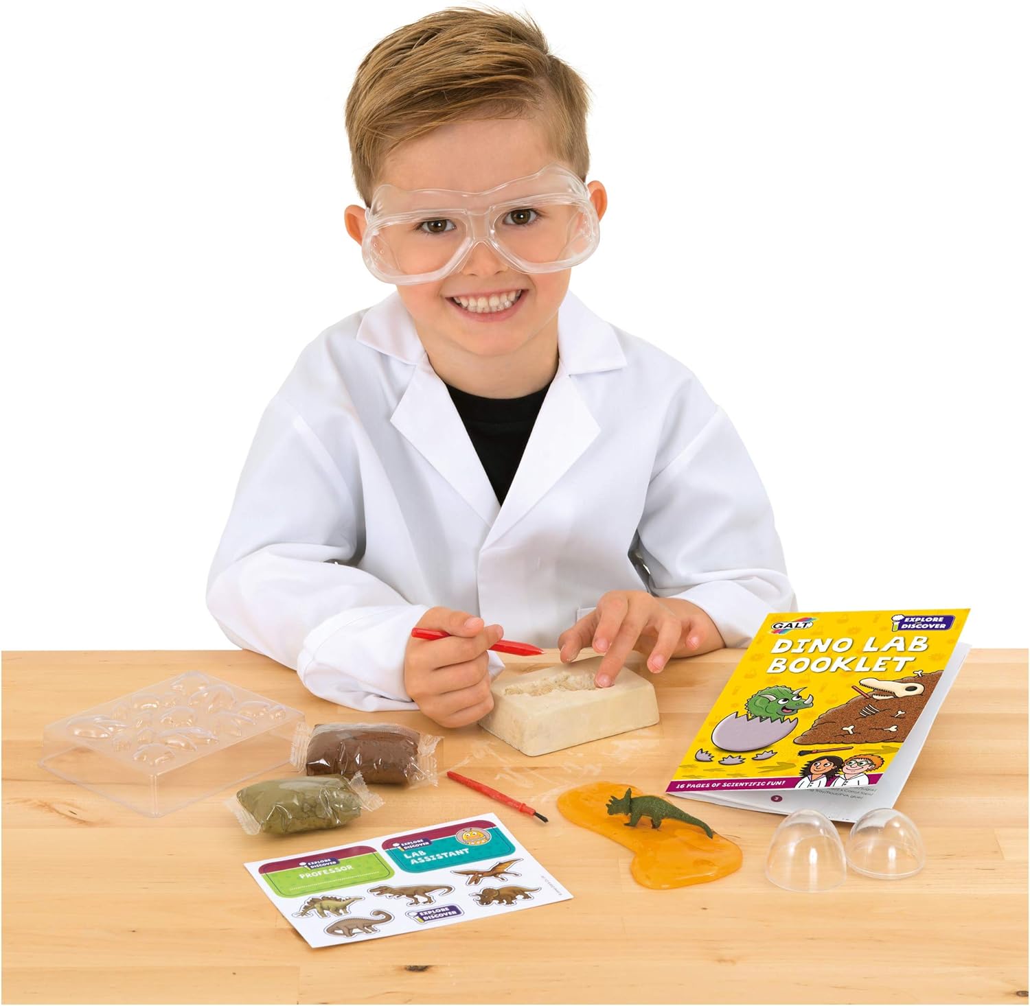 Galt Dino Lab - STEM Science Kit for Kids Ages 5+