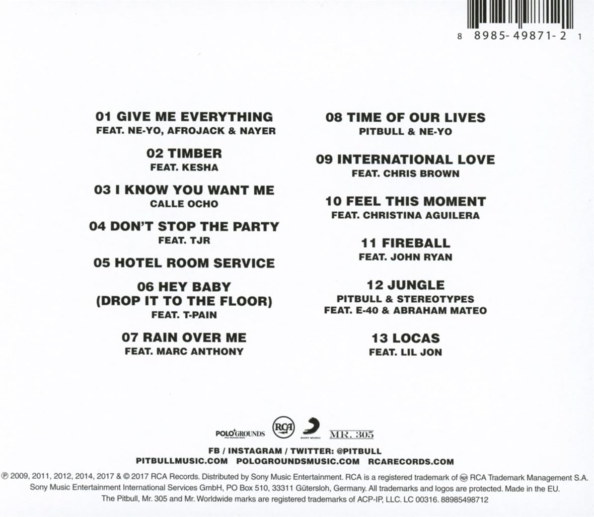 Pitbull - Greatest Hits [Audio CD]