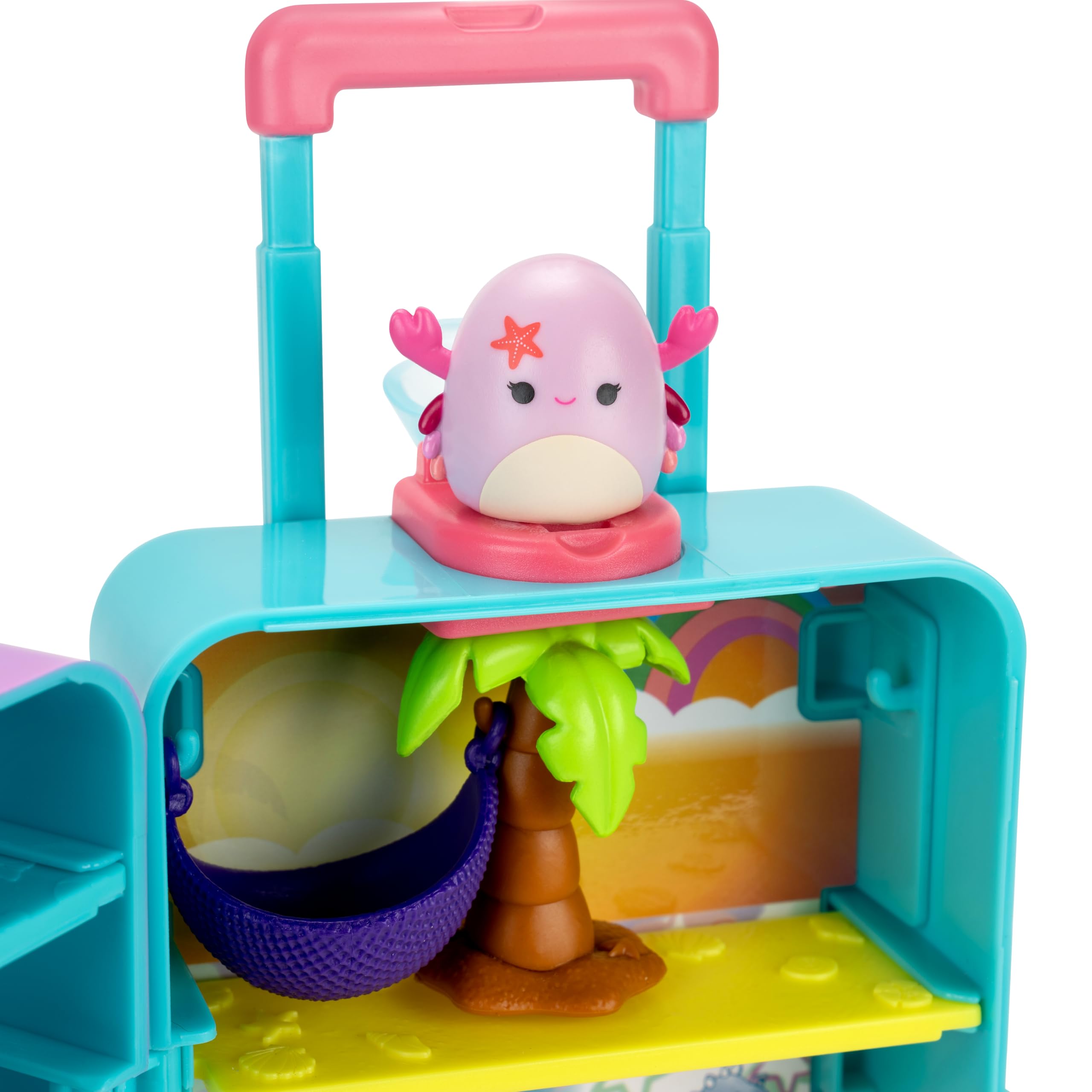Squish-a-longs On-The-Go Luggage Playset - 2 Mini-Squish Figures, Ages 6+ 3