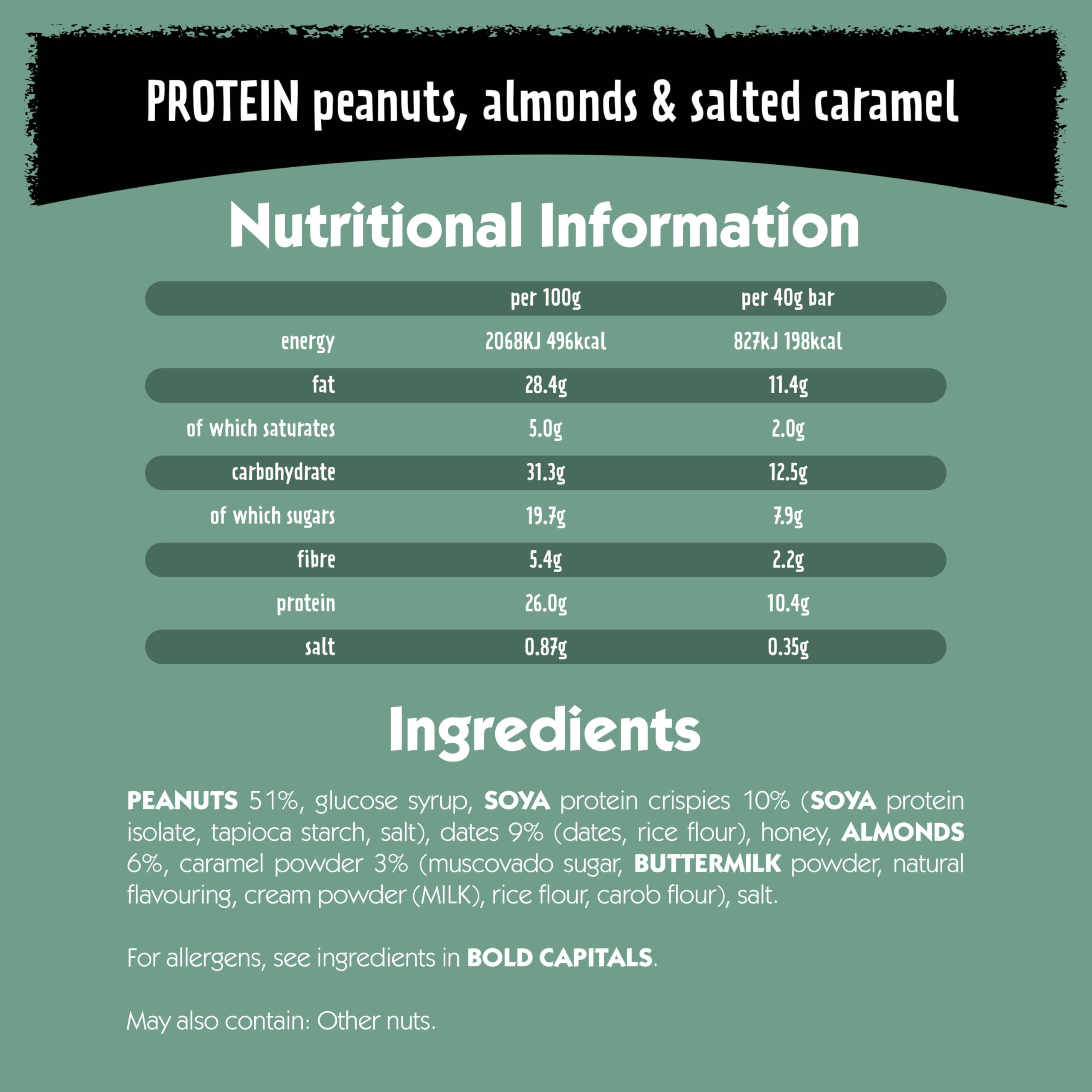 Eat Natural Energy Protein Packed Salted Caramel Biscuit Bar 120g 3