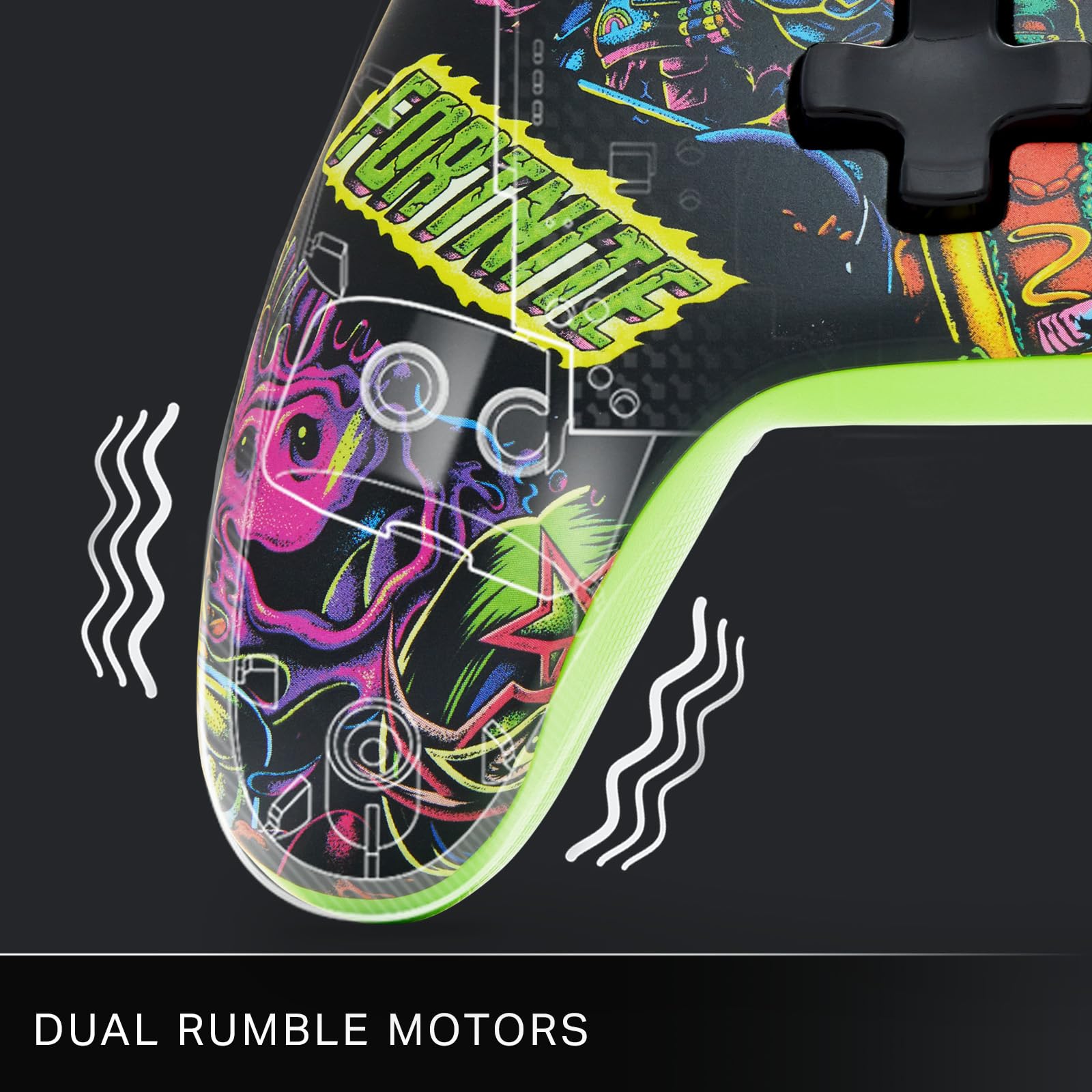 Fortnite Glow - PowerA Advantage Wired Controller for Xbox Series X|S 5