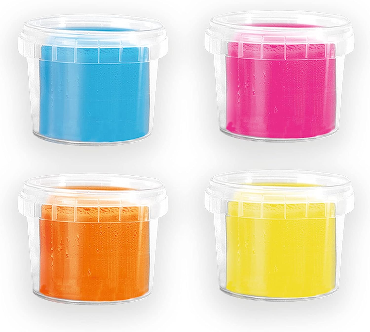 SES Creative Feel Good Dough Happy - Sensory Play Dough Set for Toddlers (4x90g) 4