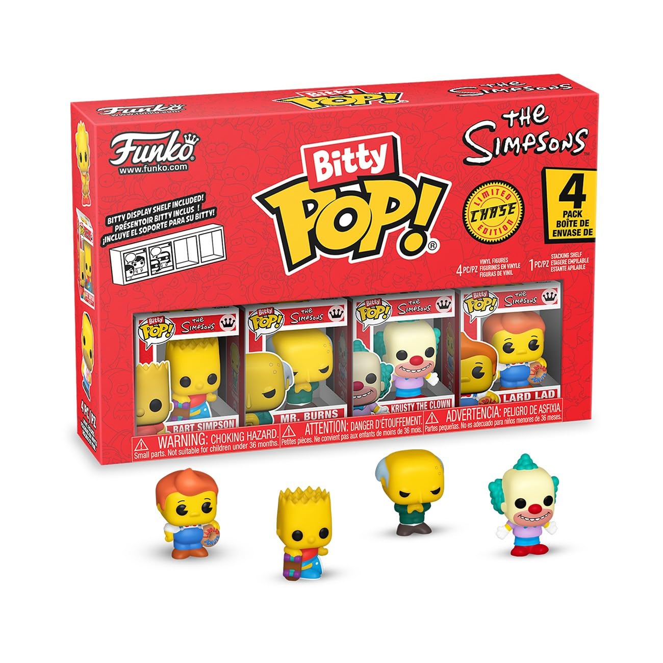 Funko Bitty Pop! The Simpsons Bart 4-Pack with Mystery Mini Figure 5