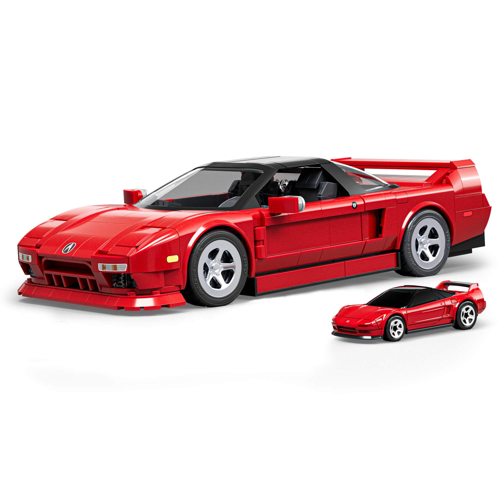 Mattel Brick Shop Hot Wheels Elite Series '90 Acura NSX Building Set - 871-Piece Vehicle Model for Ages 10+ 2