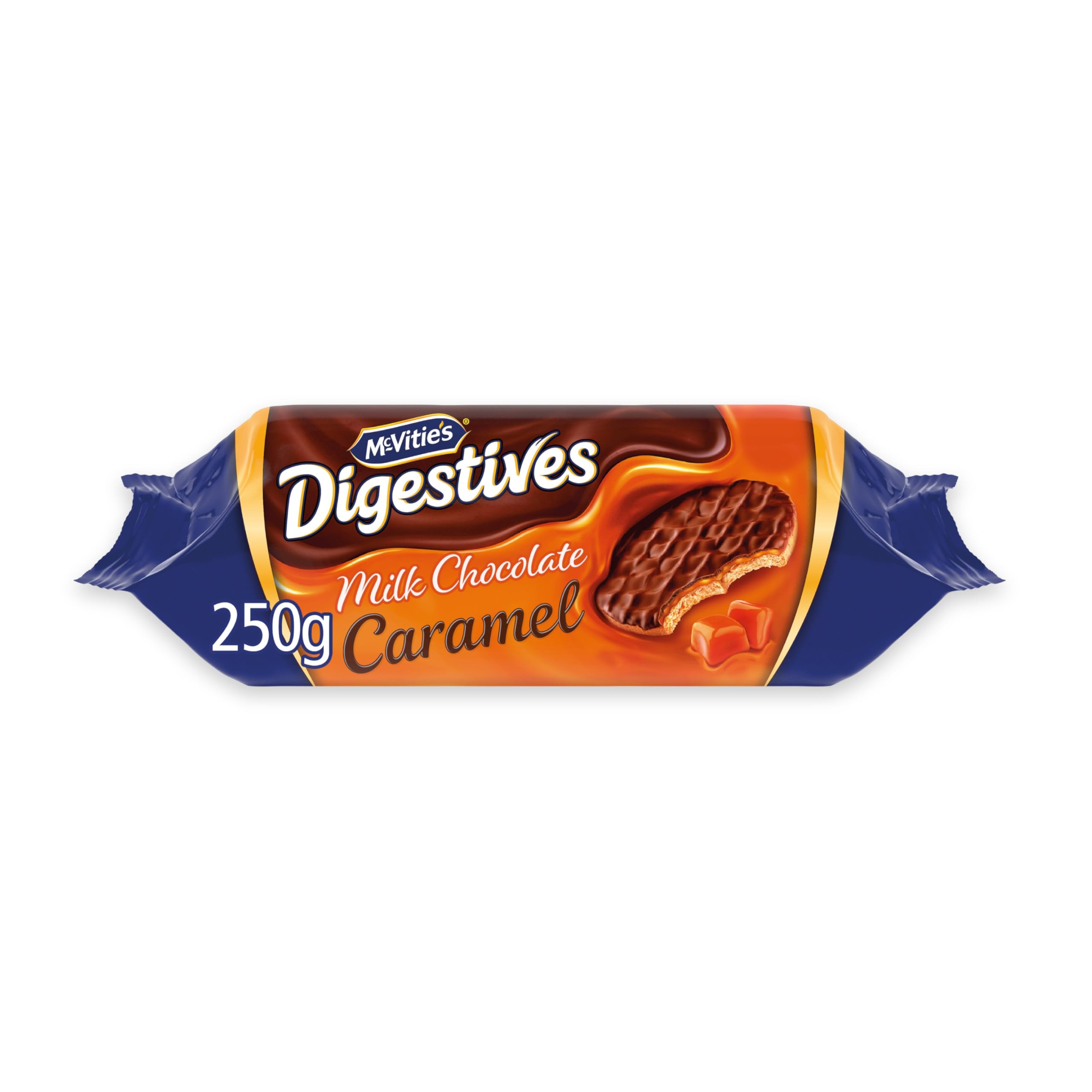 McVitie's Milk Chocolate Digestives Biscuits, The Caramel One, 250g (Pack of 1)