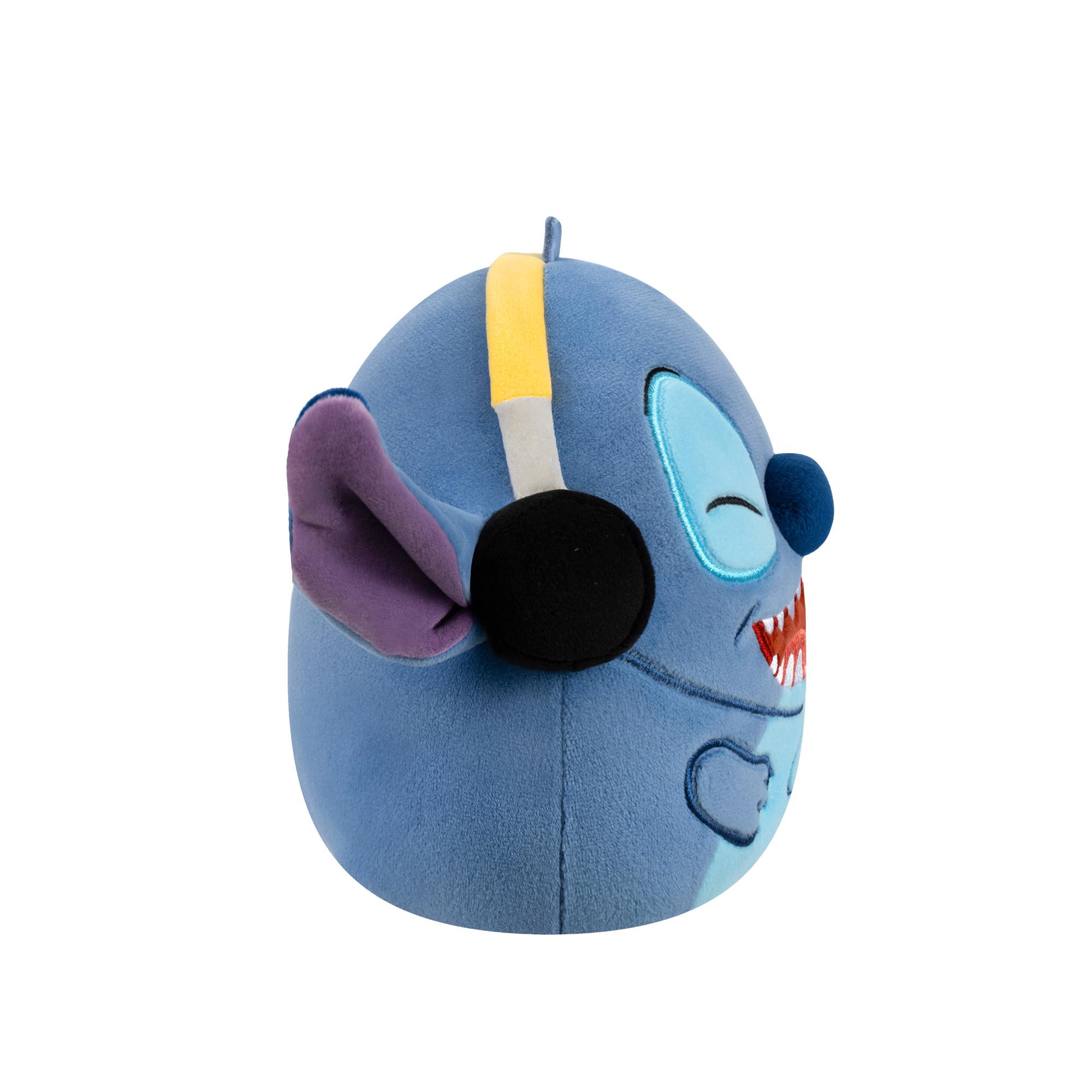 Squishmallows 8-Inch Disney Stitch with Headphones Plush - Soft Cuddly Toy for Kids 4