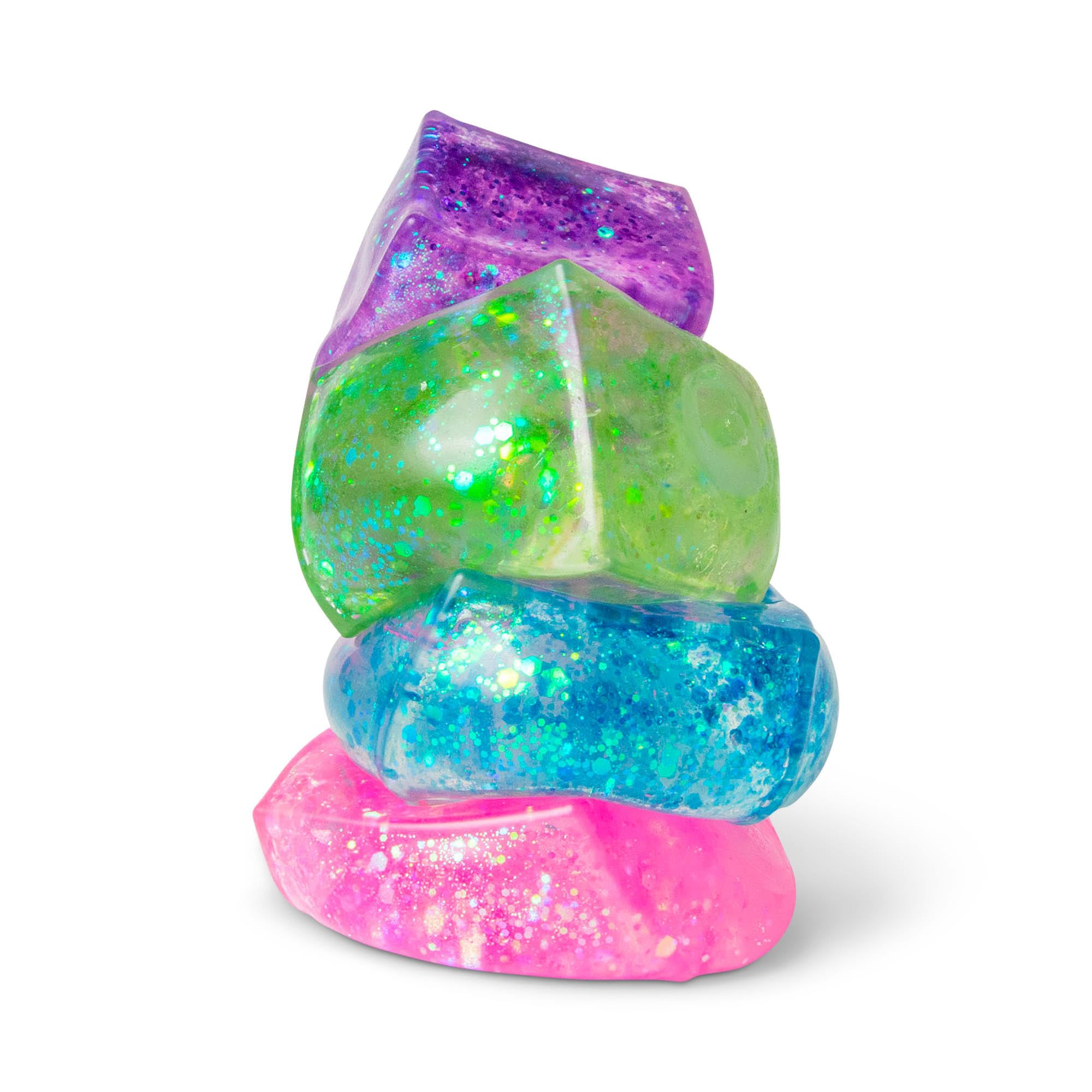 Scrunchems Glitter Sugar Cube - Sensory Fidget Toy for Stress Relief, Ages 3+ 5